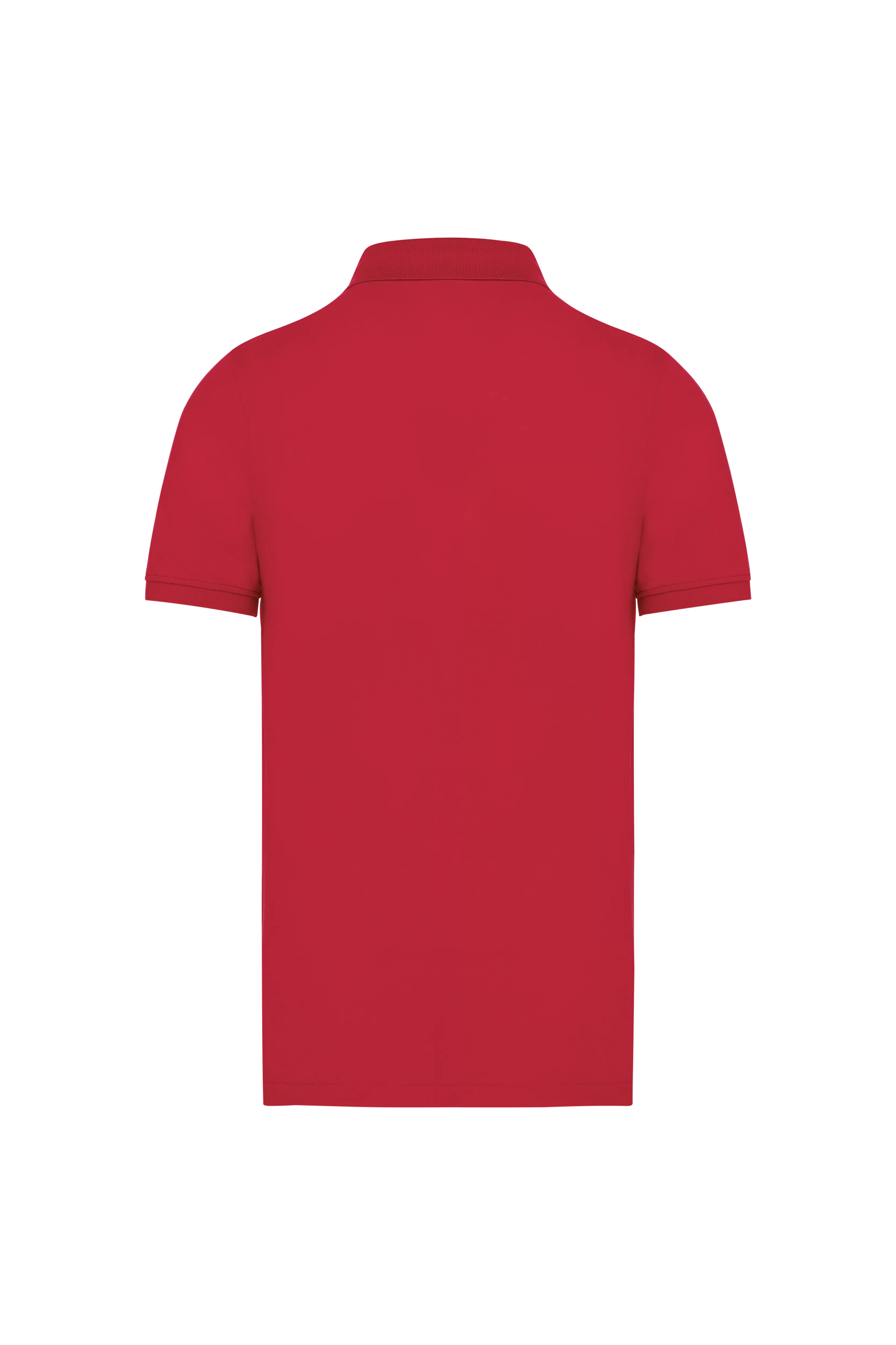 Polo piqué Bio 180g rouge
