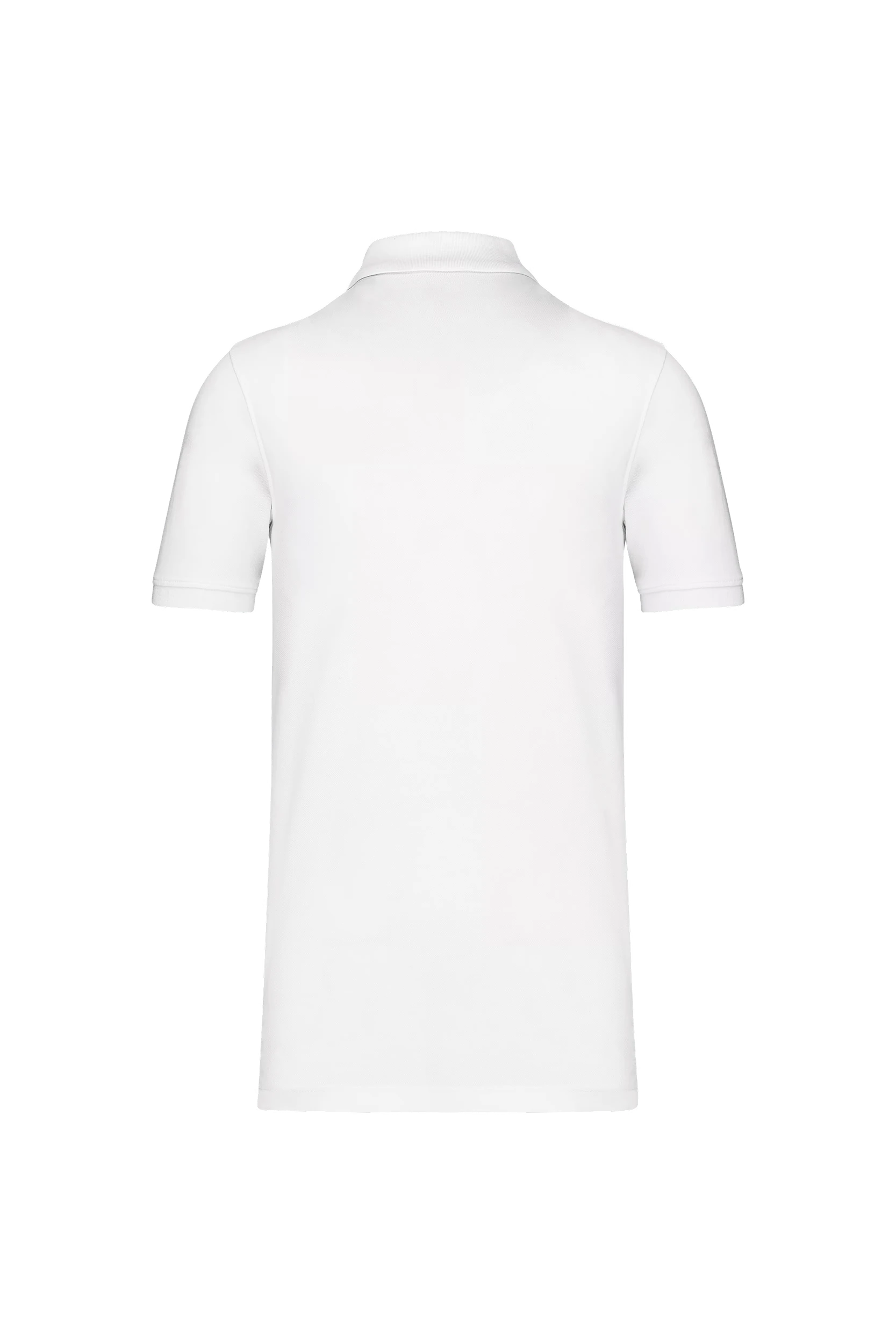 Polo piqué Bio 180g blanc
