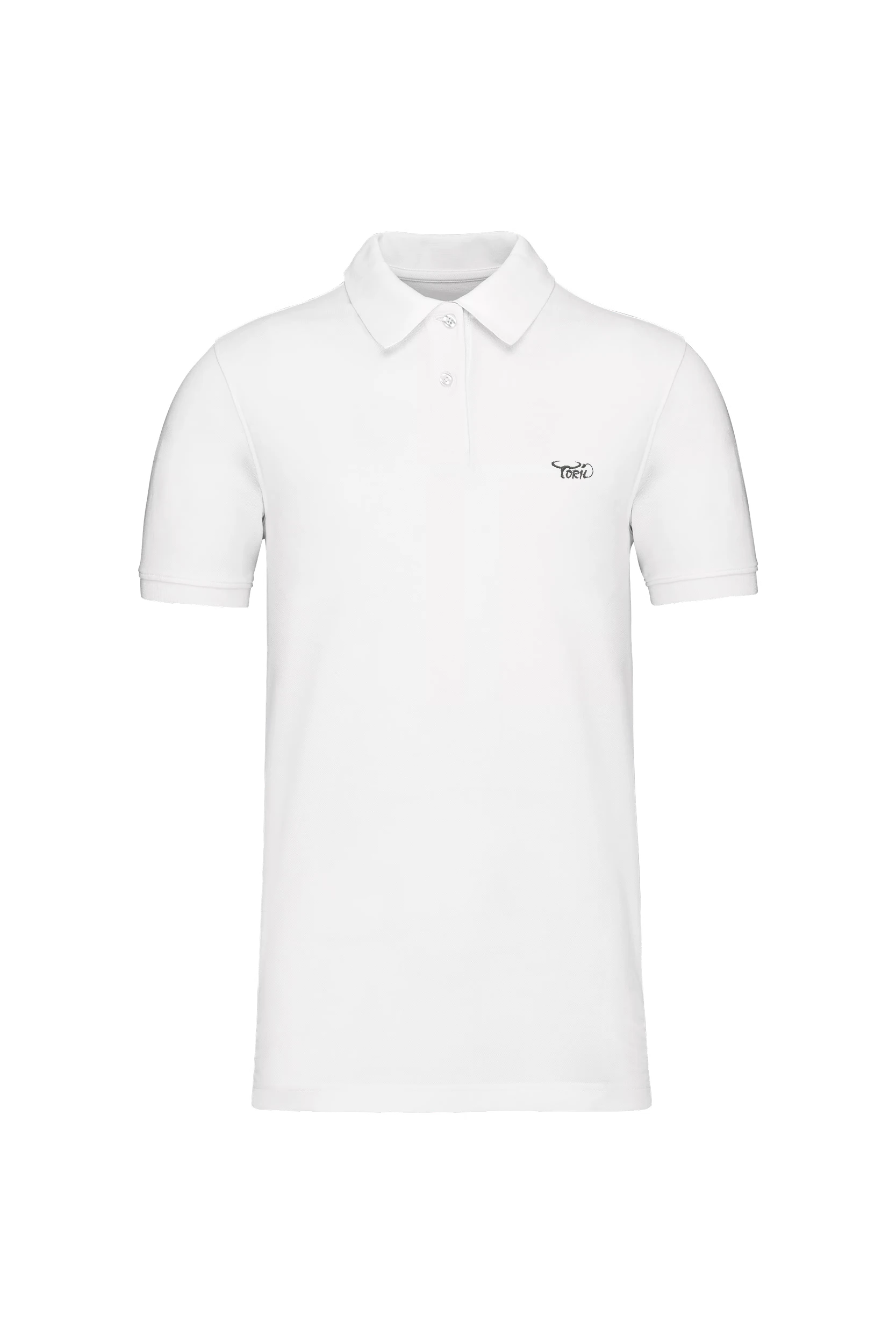 Polo piqué Bio 180g blanc