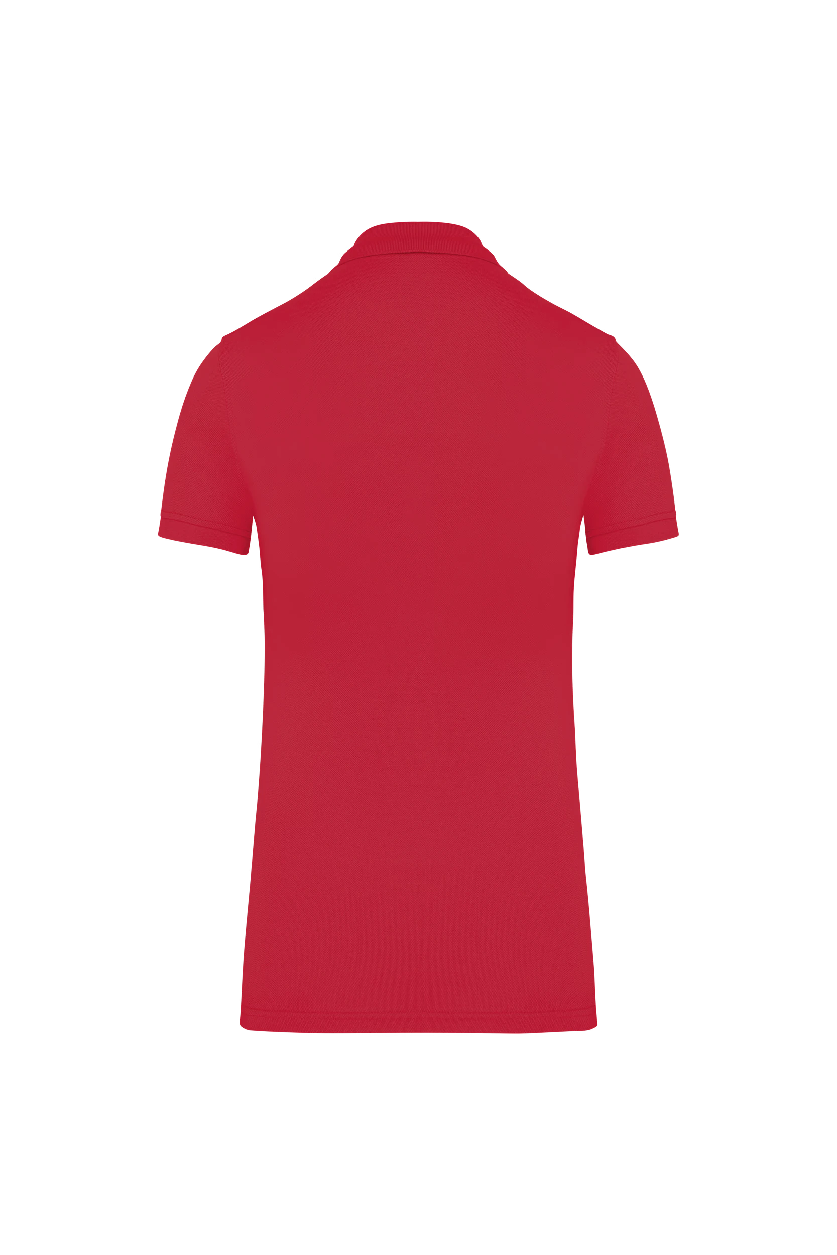 Polo piqué Bio 180g rouge