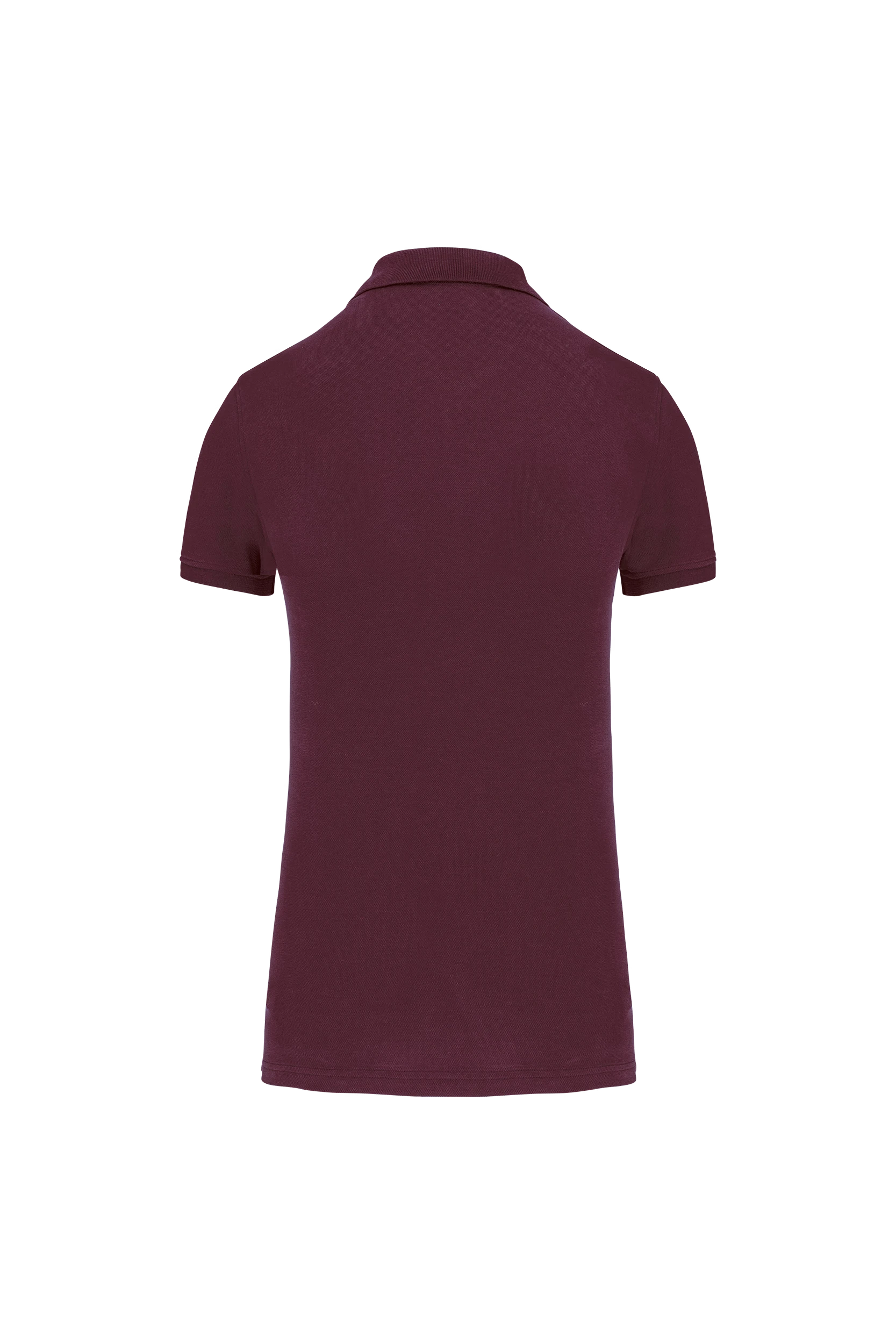 Polo piqué Bio 180g bordeaux