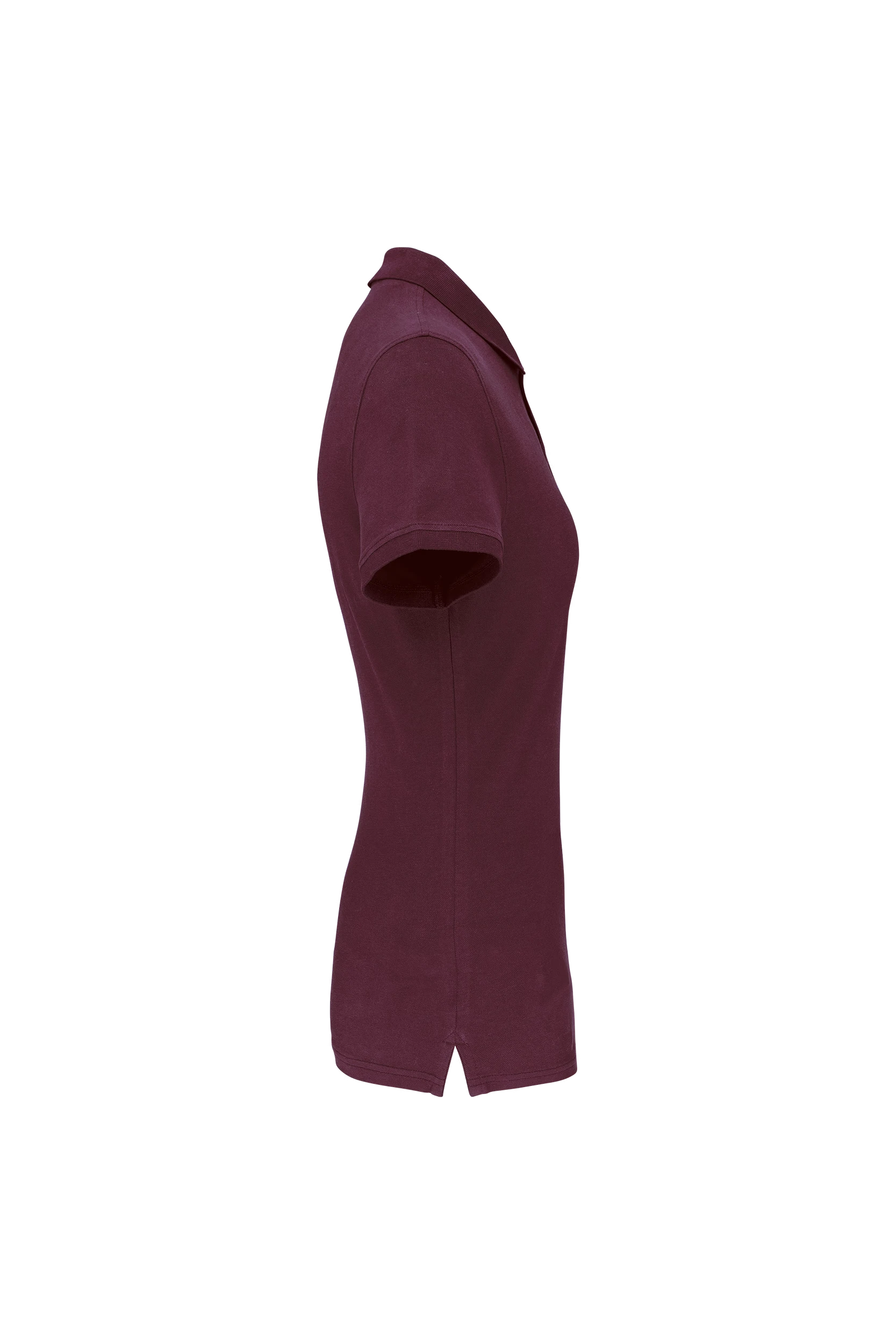 Polo piqué Bio 180g bordeaux