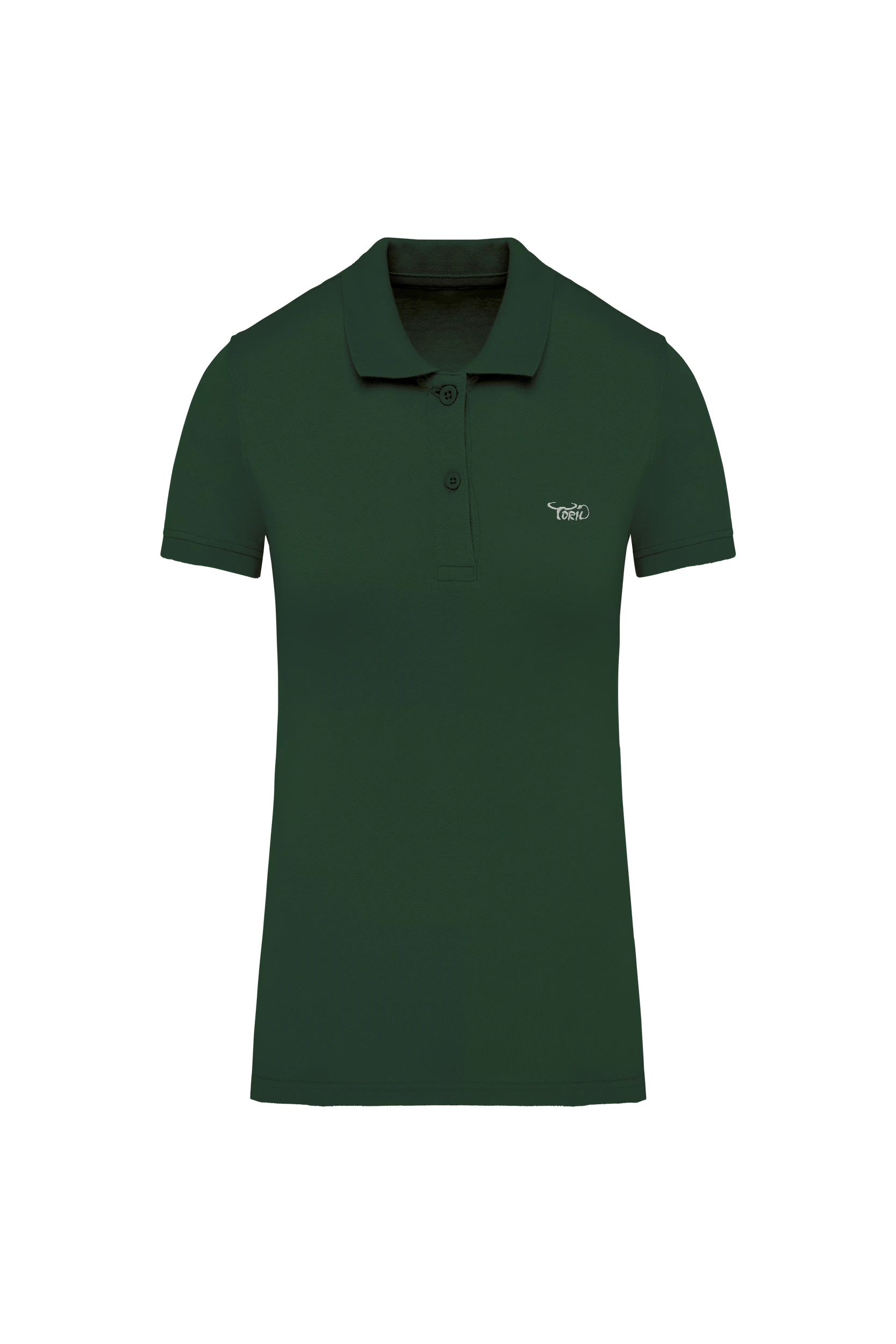 Polo piqué Bio 180g vert forêt