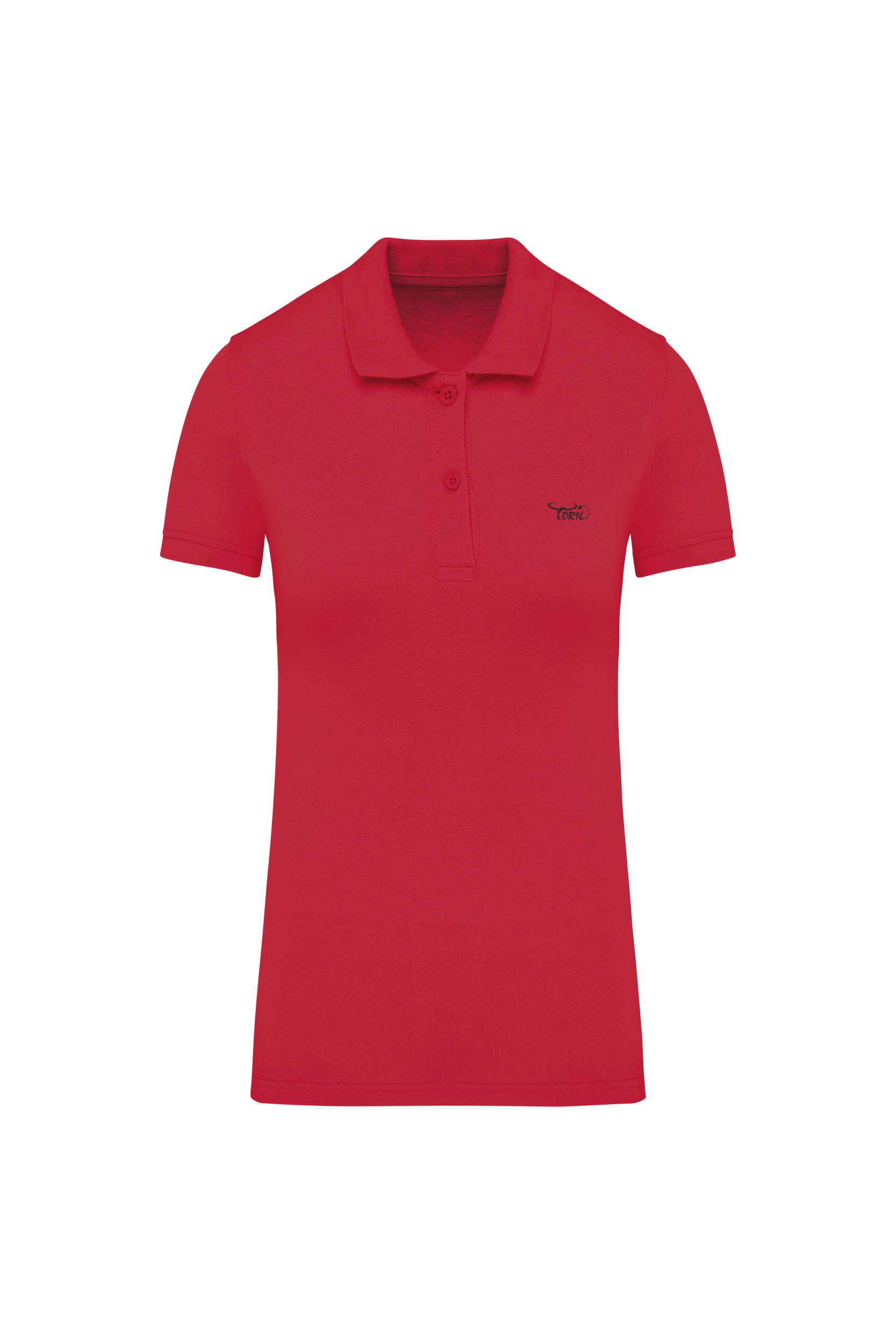 Polo piqué Bio 180g rouge