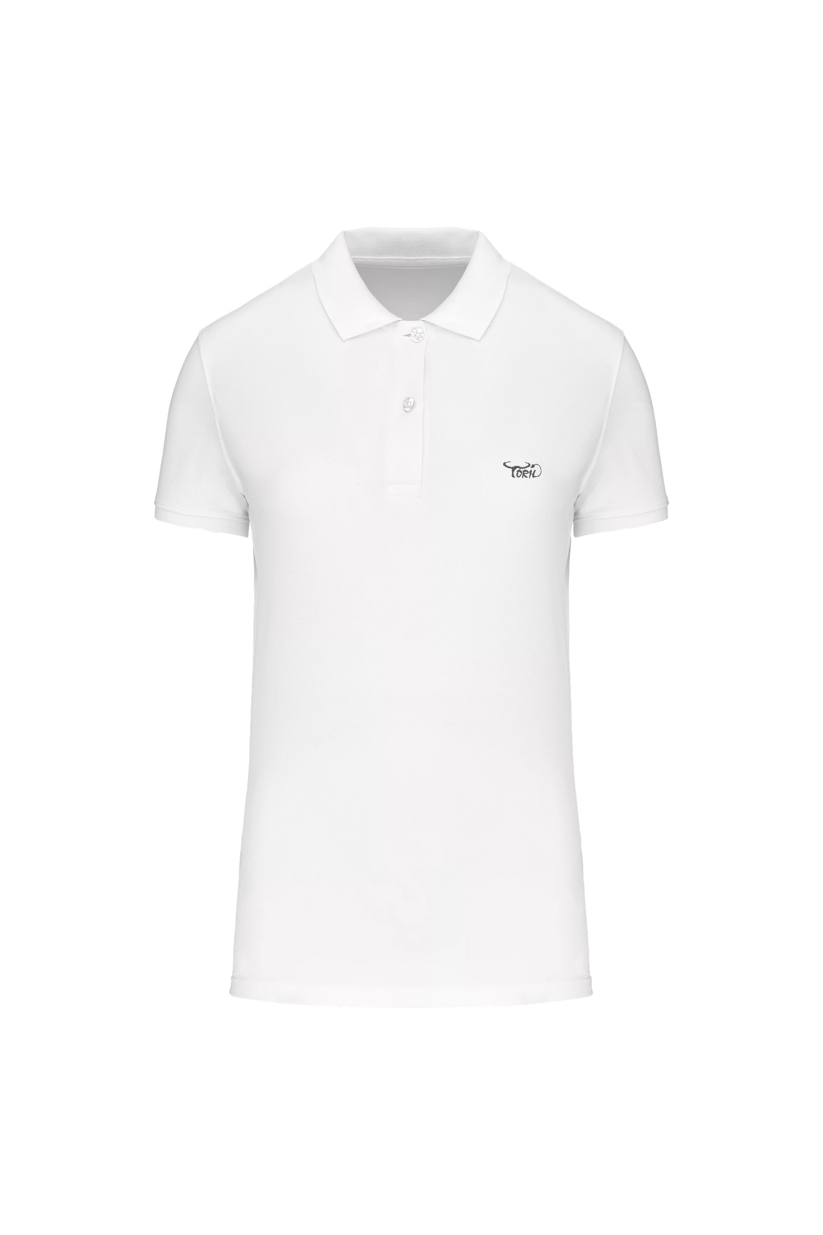 Polo piqué Bio 180g blanc