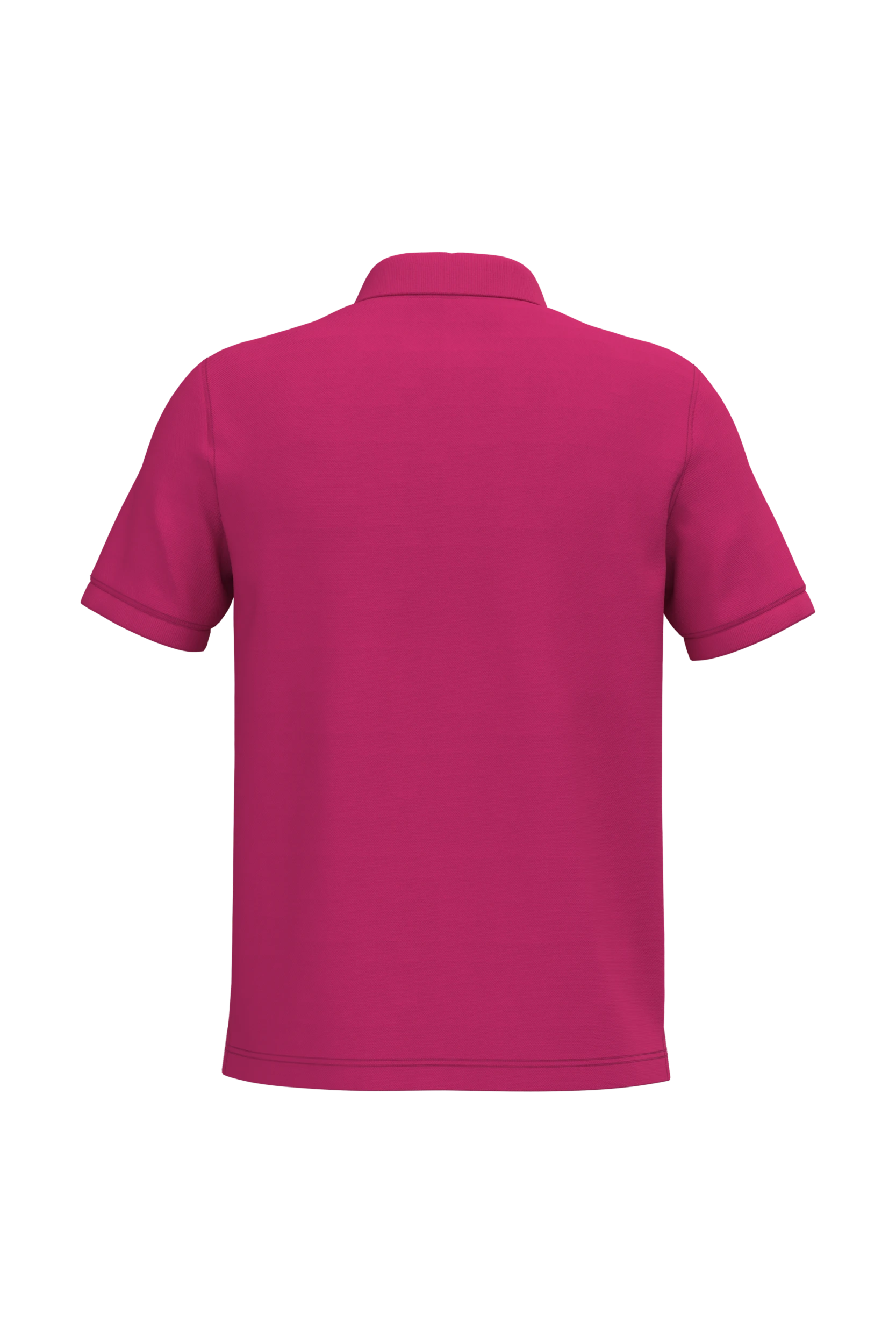 Polo piqué manches courtes fuchsia