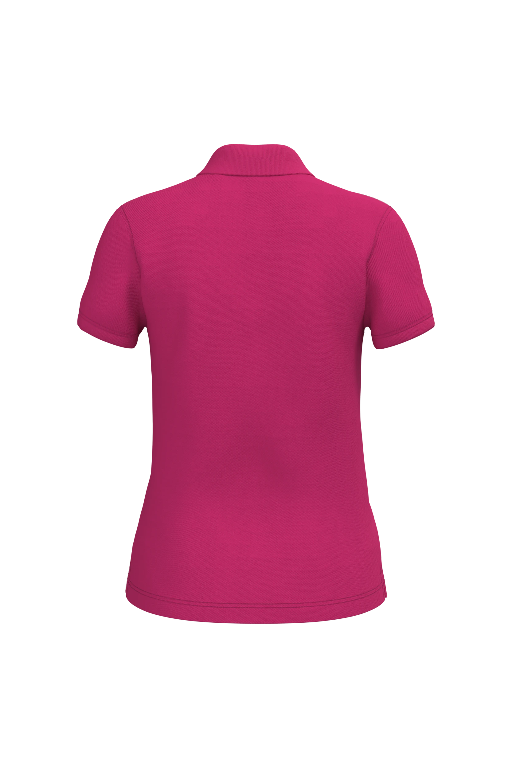 Polo manches courtes fuchsia