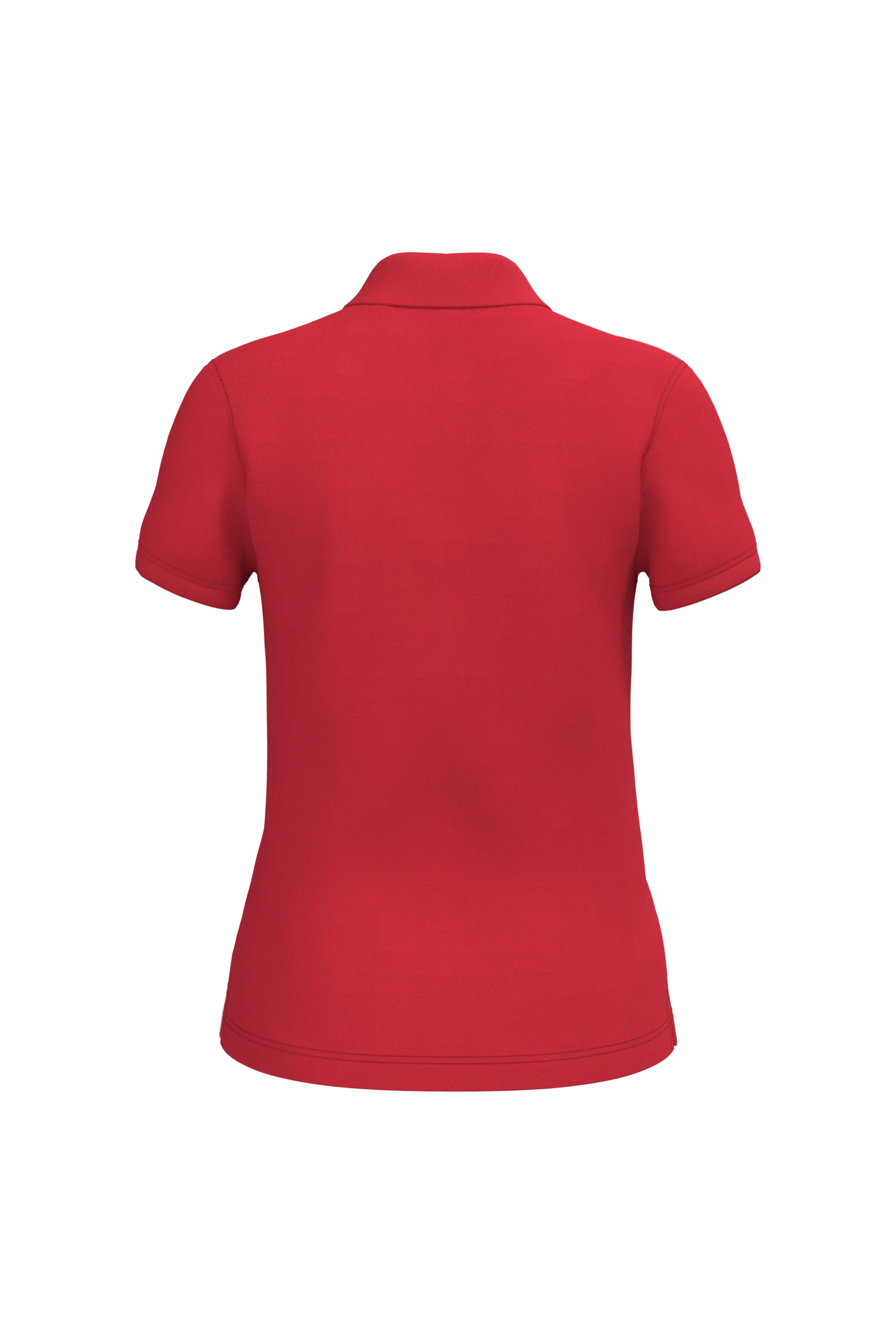 Polo manches courtes rouge