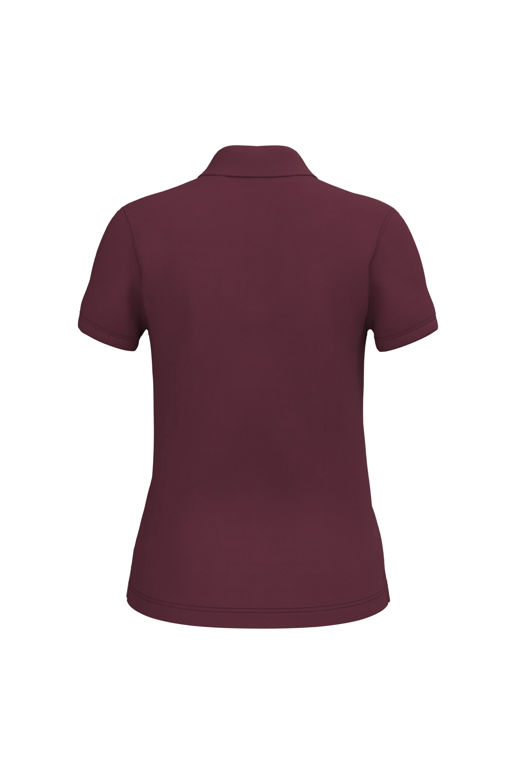 Polo manches courtes bordeaux
