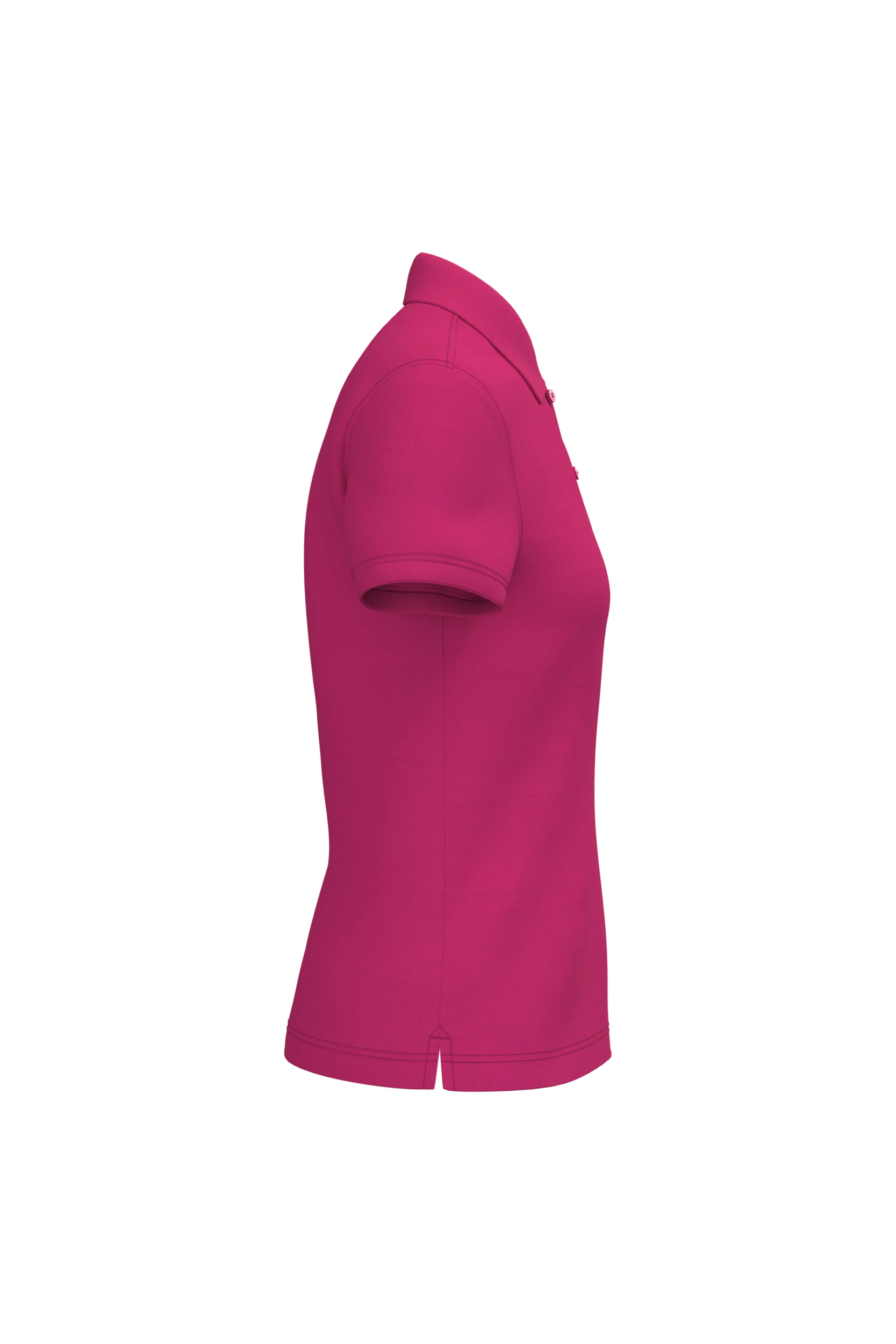 Polo manches courtes fuchsia