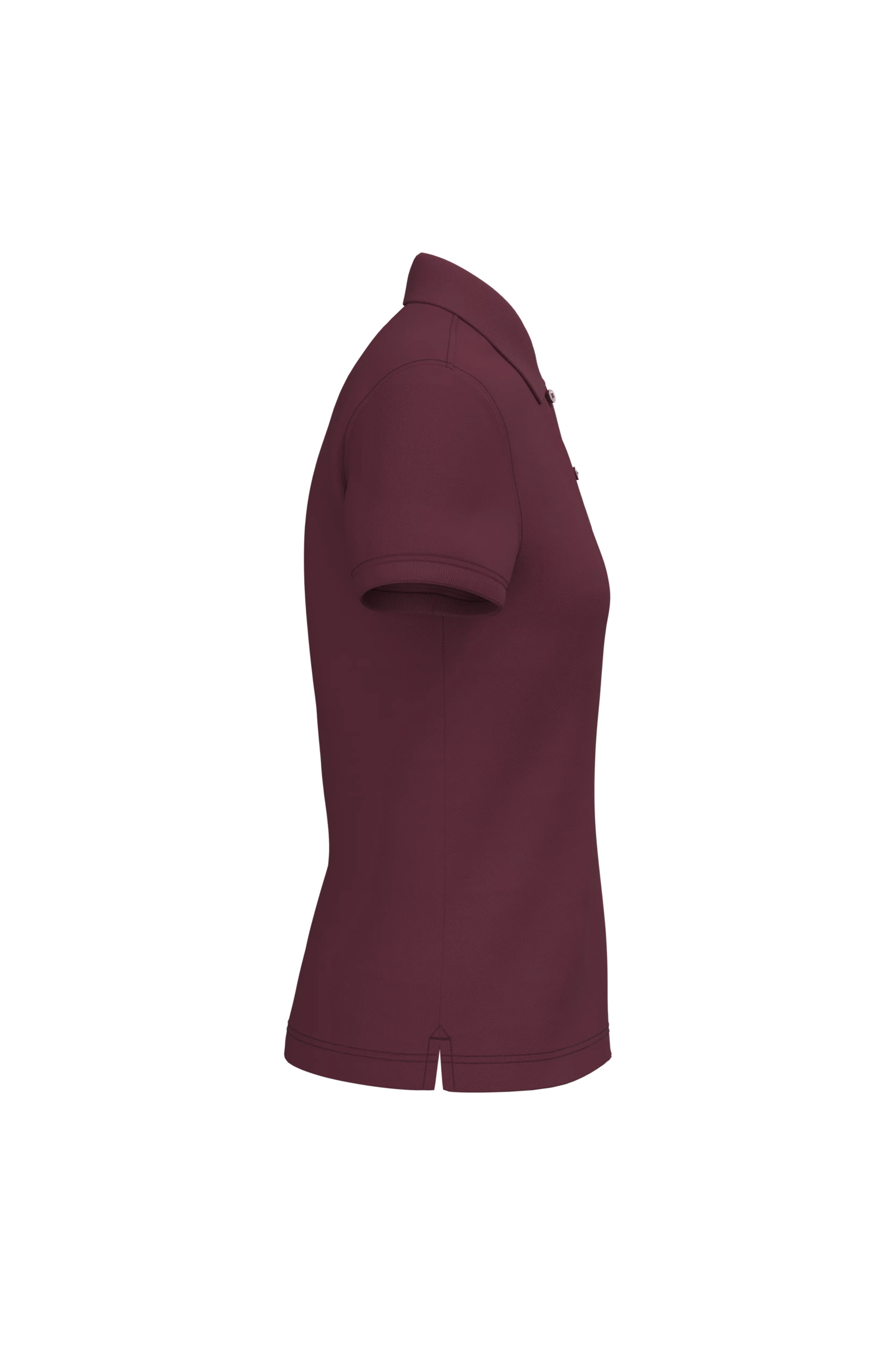 Polo manches courtes bordeaux
