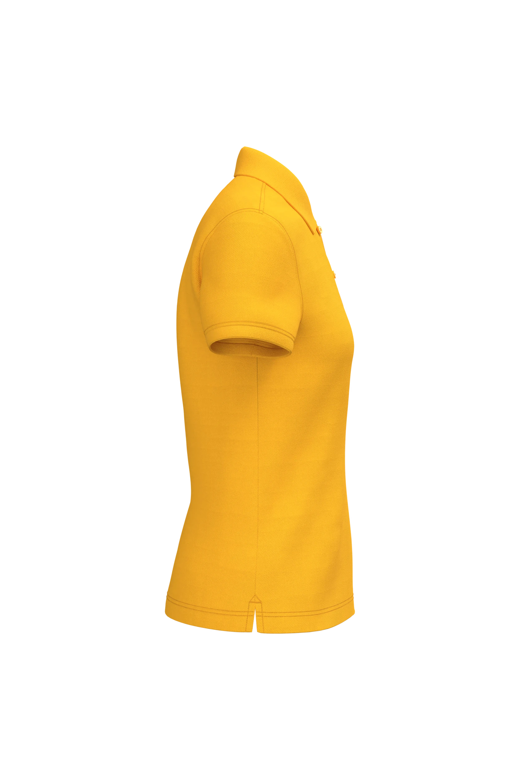 Polo manches courtes jaune