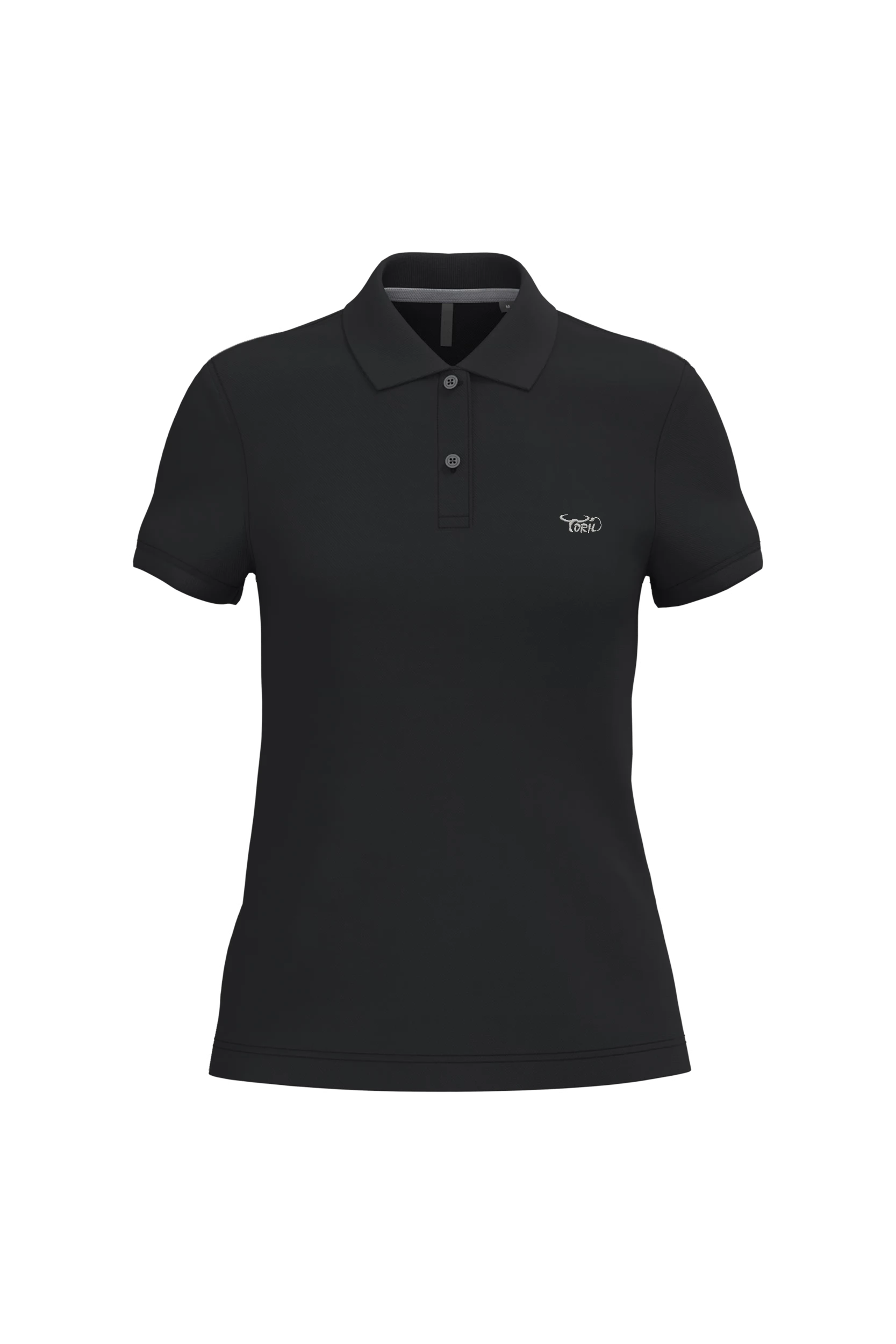 Polo manches courtes noir