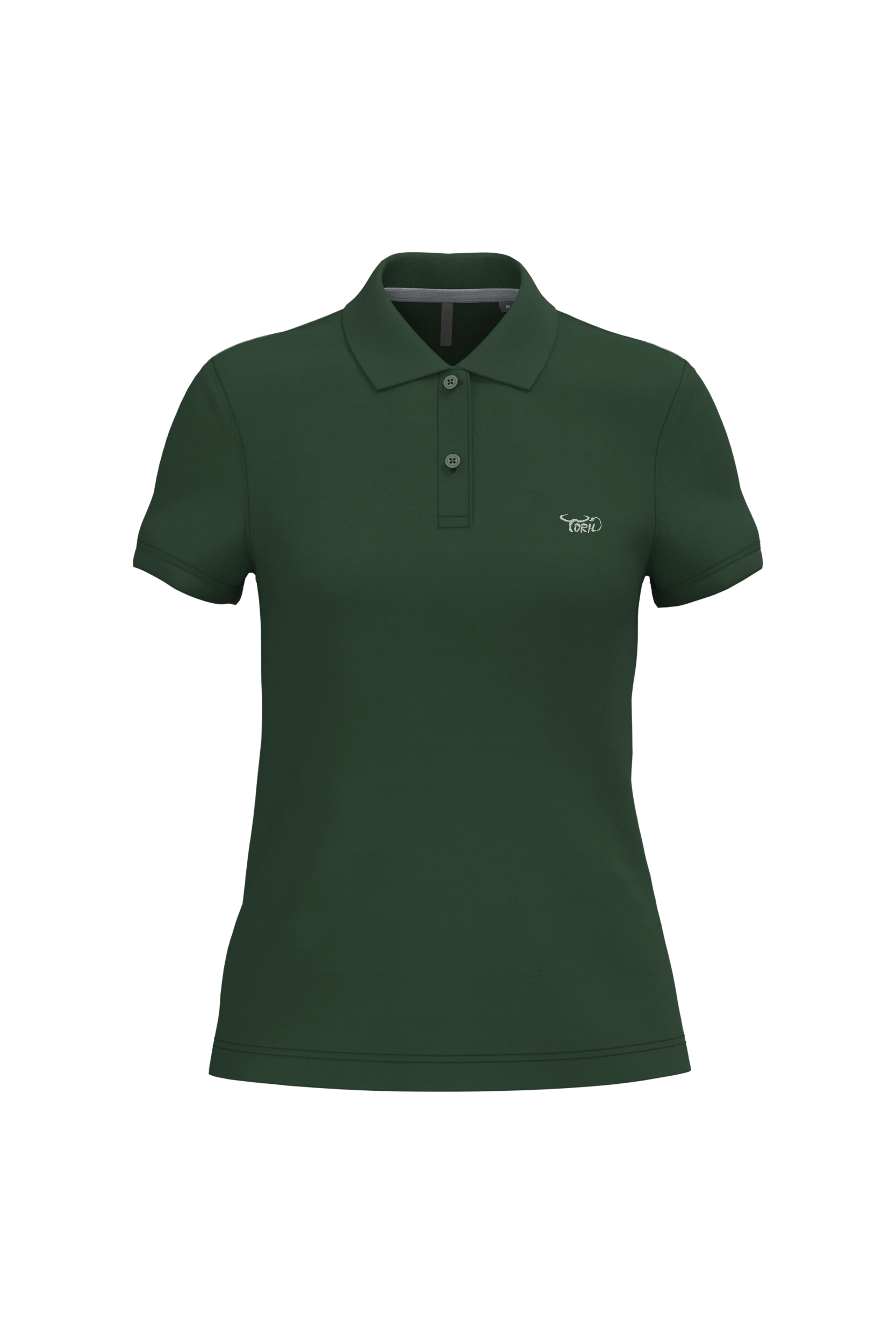 Polo manches courtes vert forêt