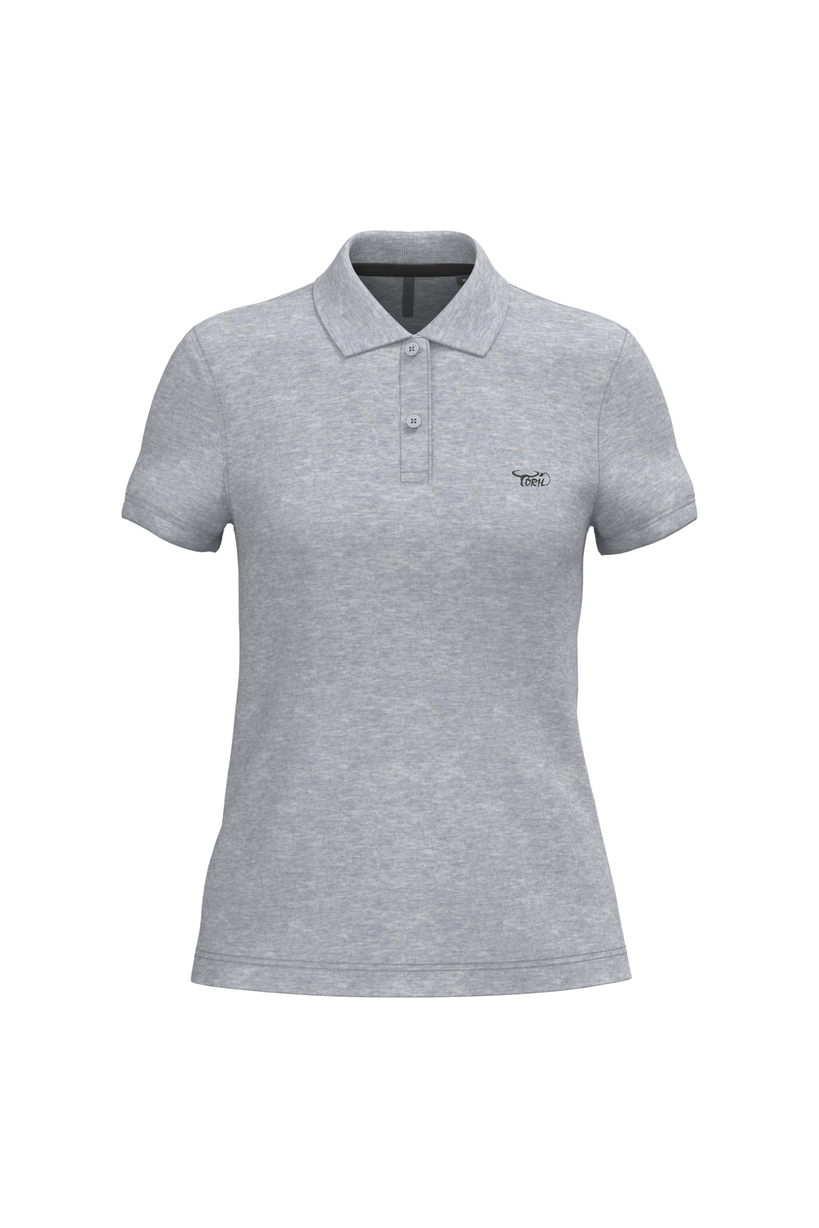 Polo manches courtes gris