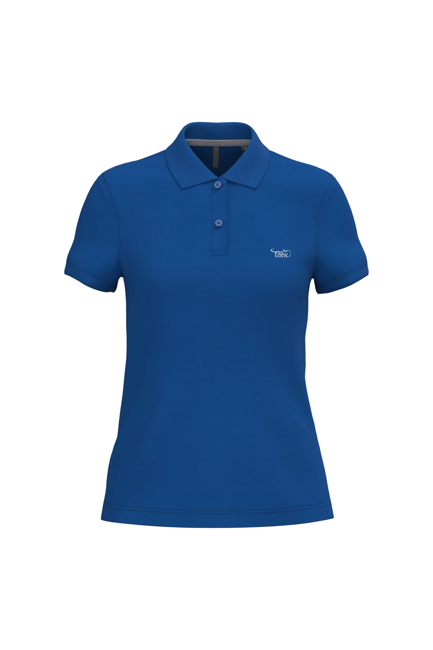 Polo manches courtes bleu