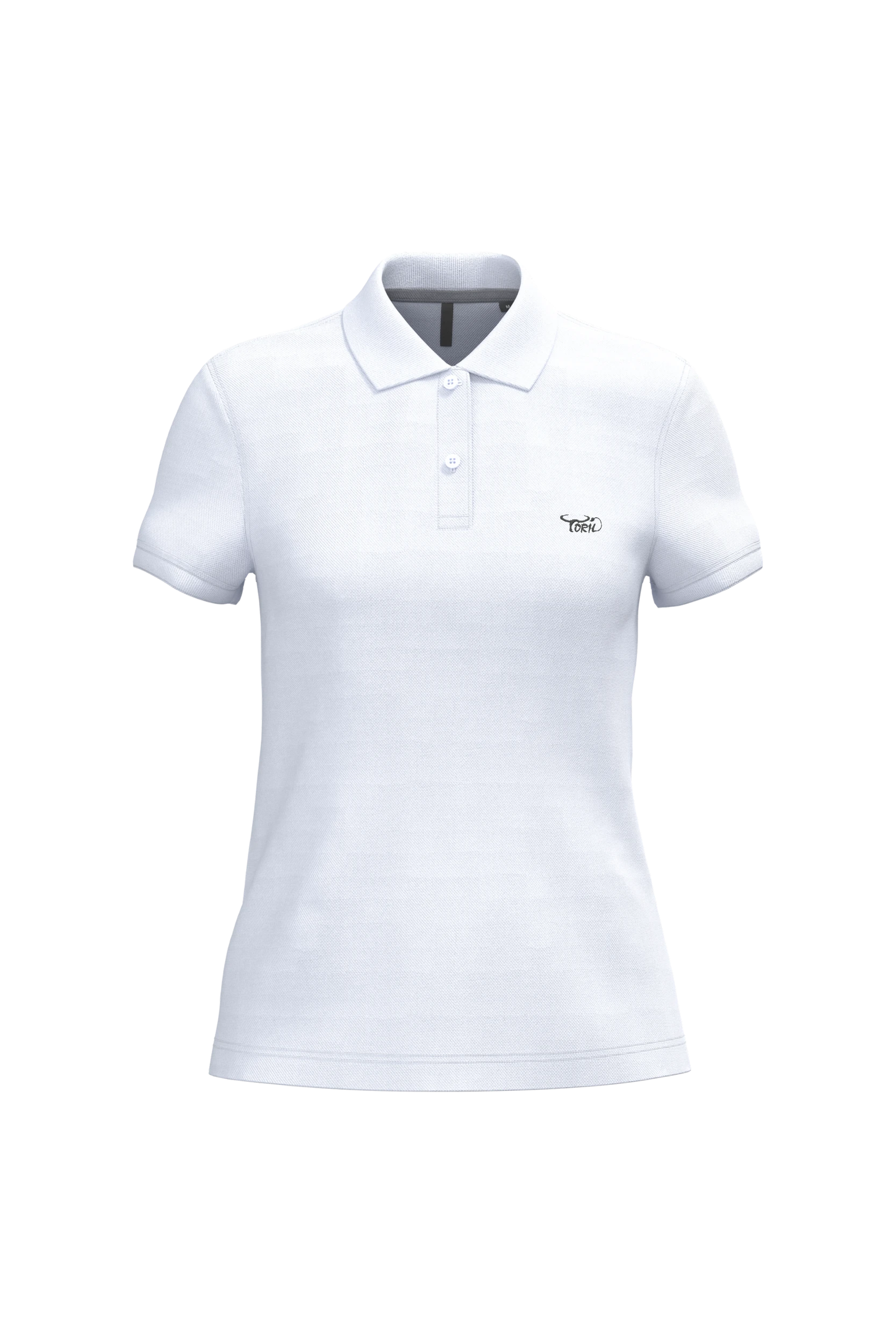 Polo manches courtes blanc