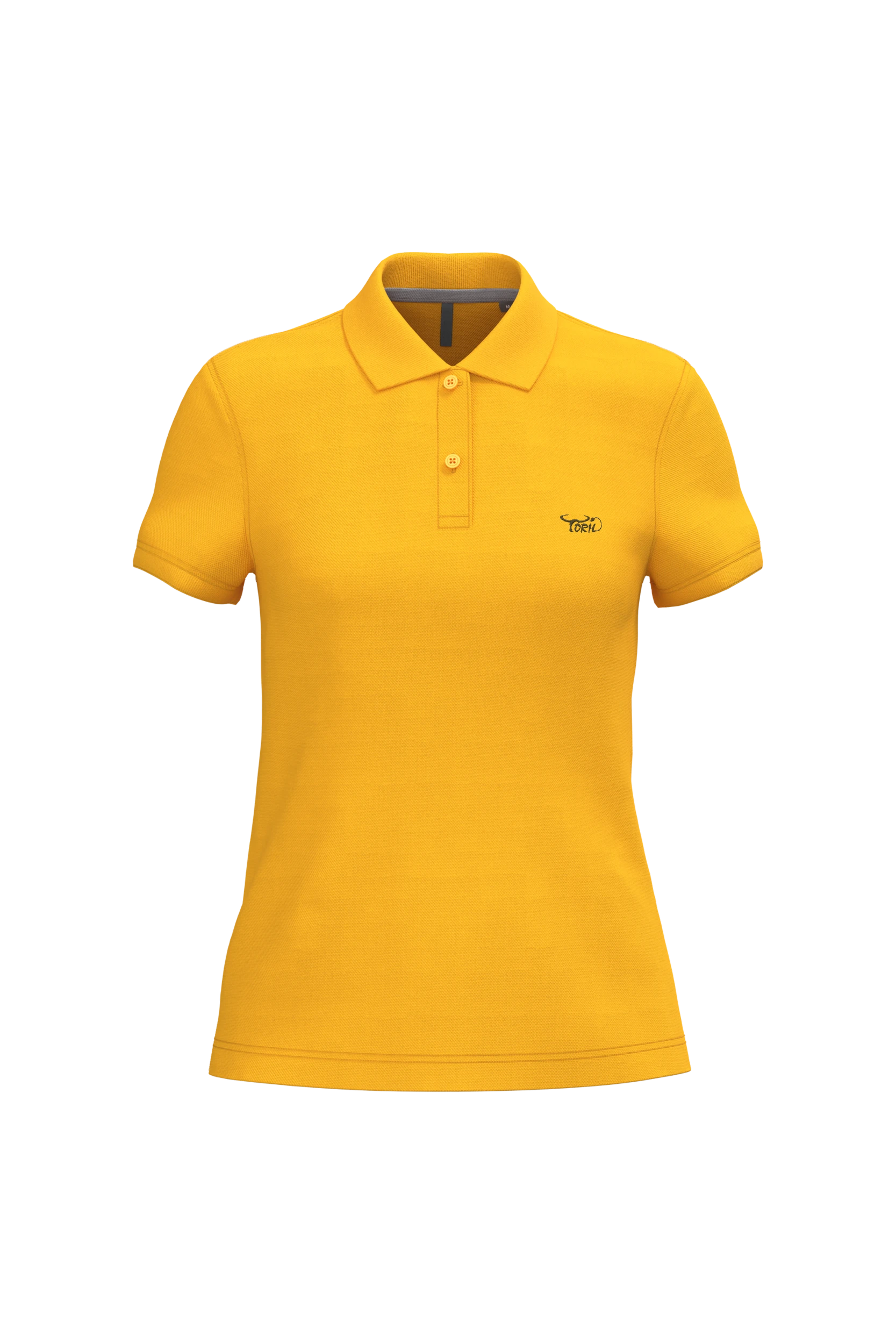 Polo manches courtes jaune