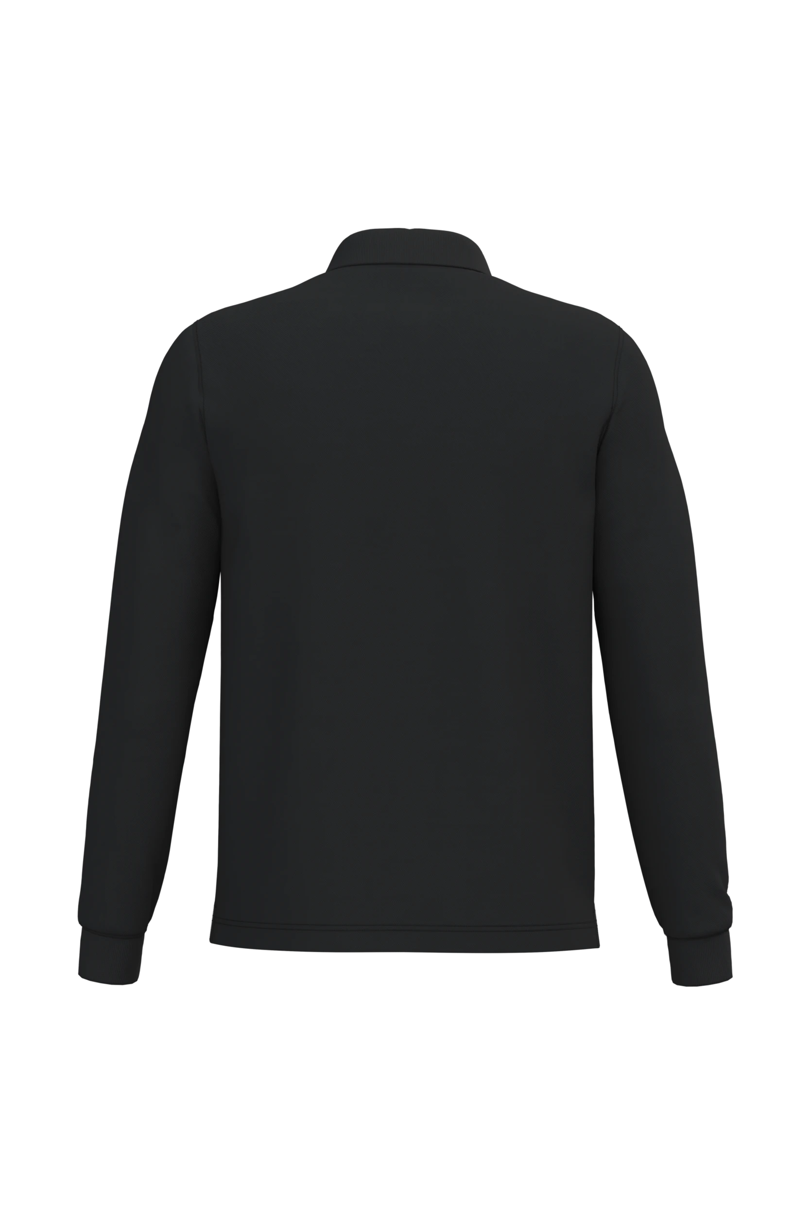Polo manches longues noir