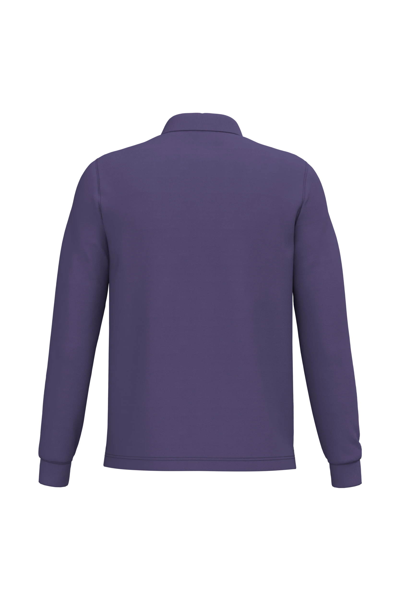 Polo manches longues violet