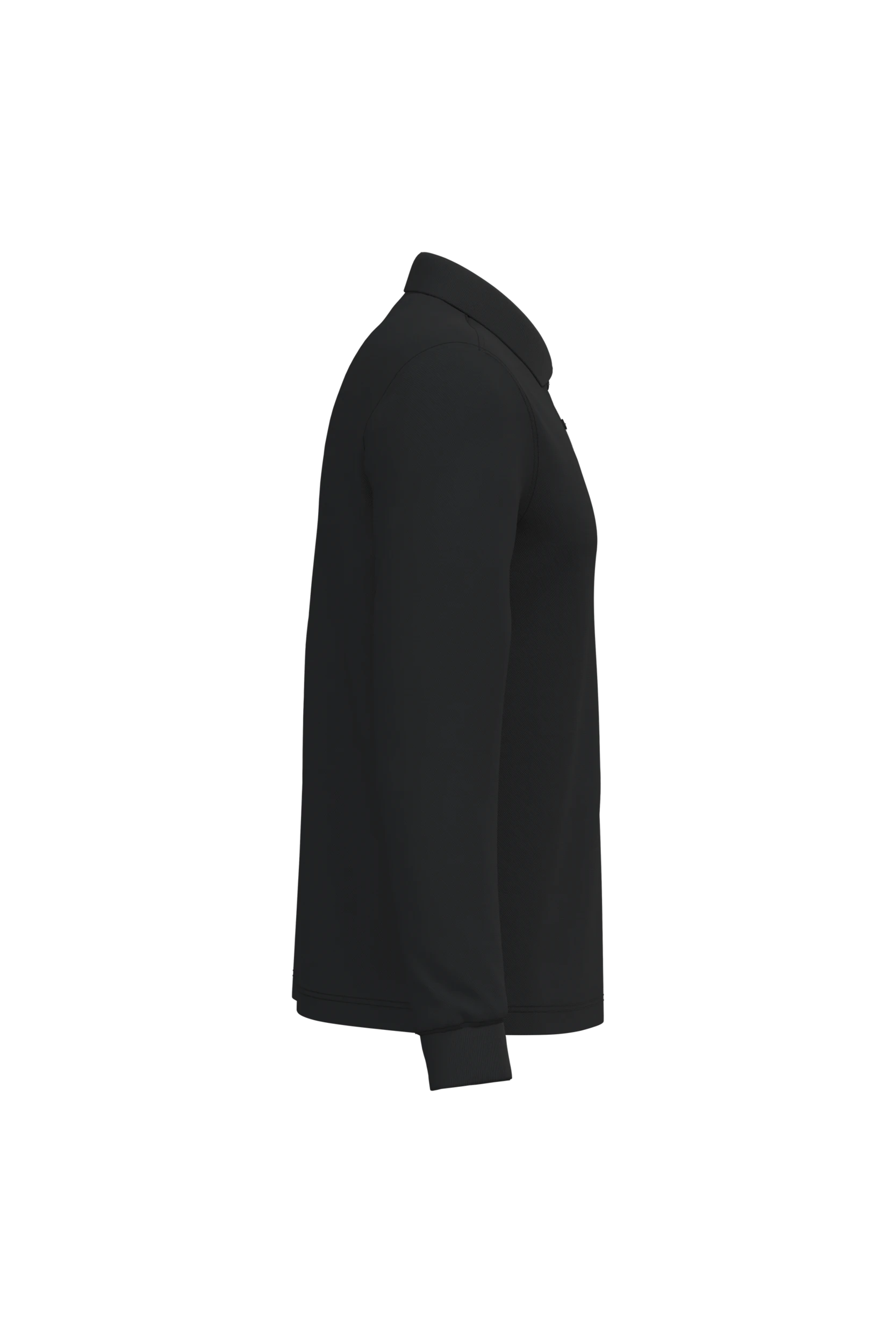 Polo manches longues noir