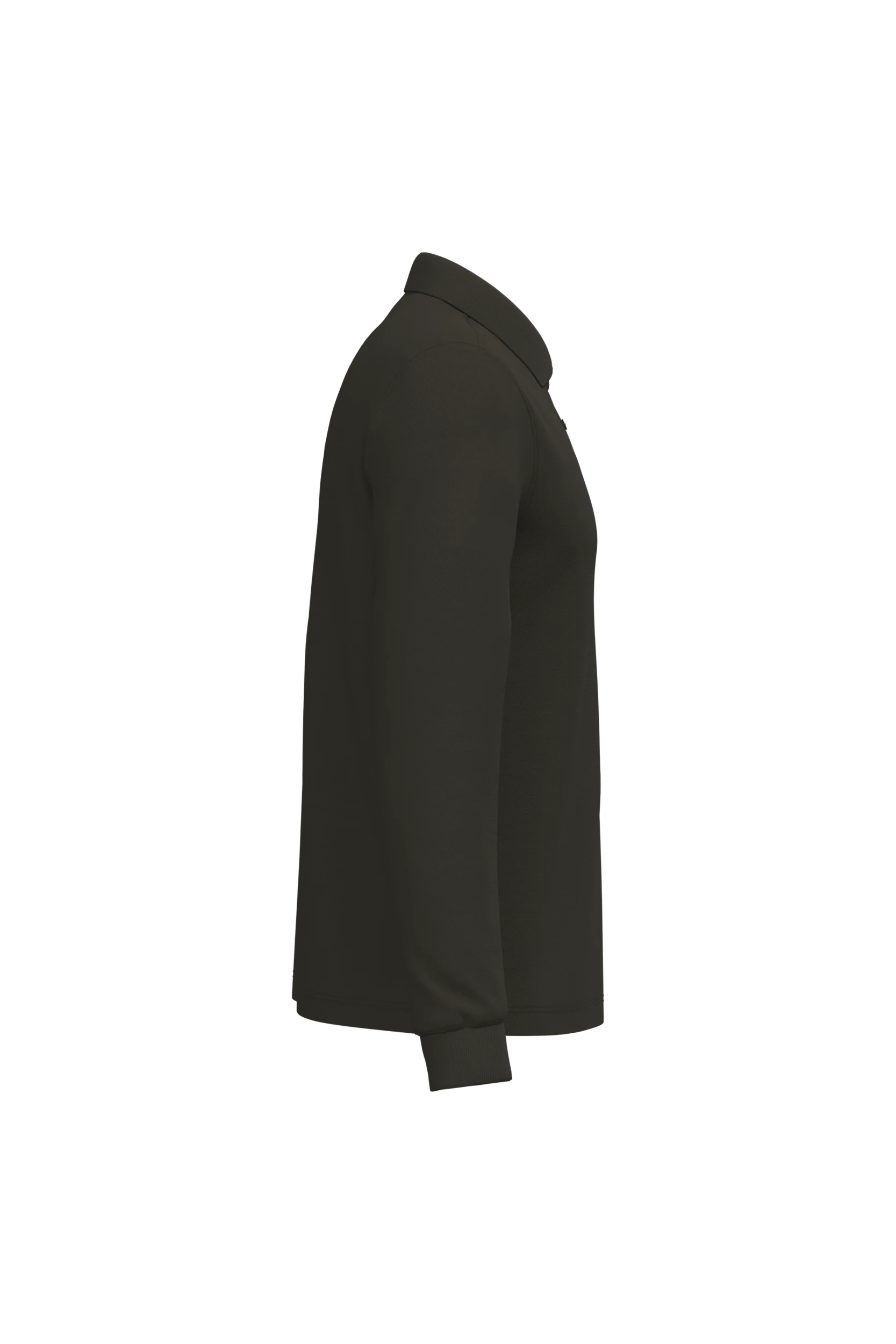 Polo manches longues kaki