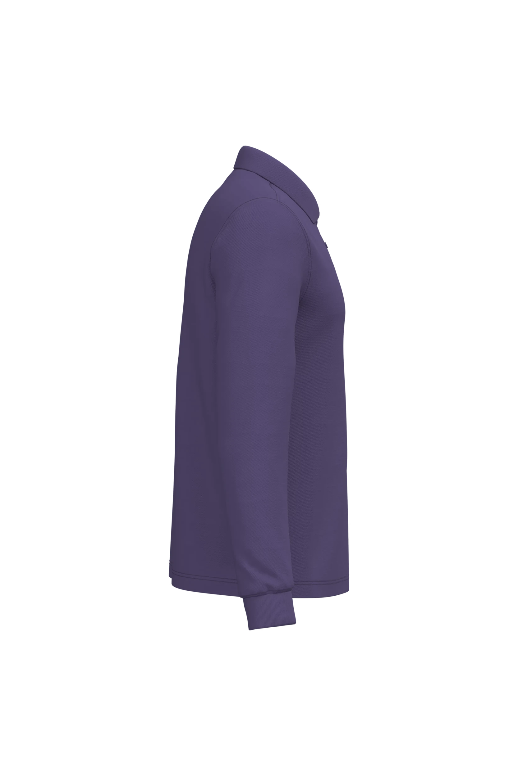 Polo manches longues violet