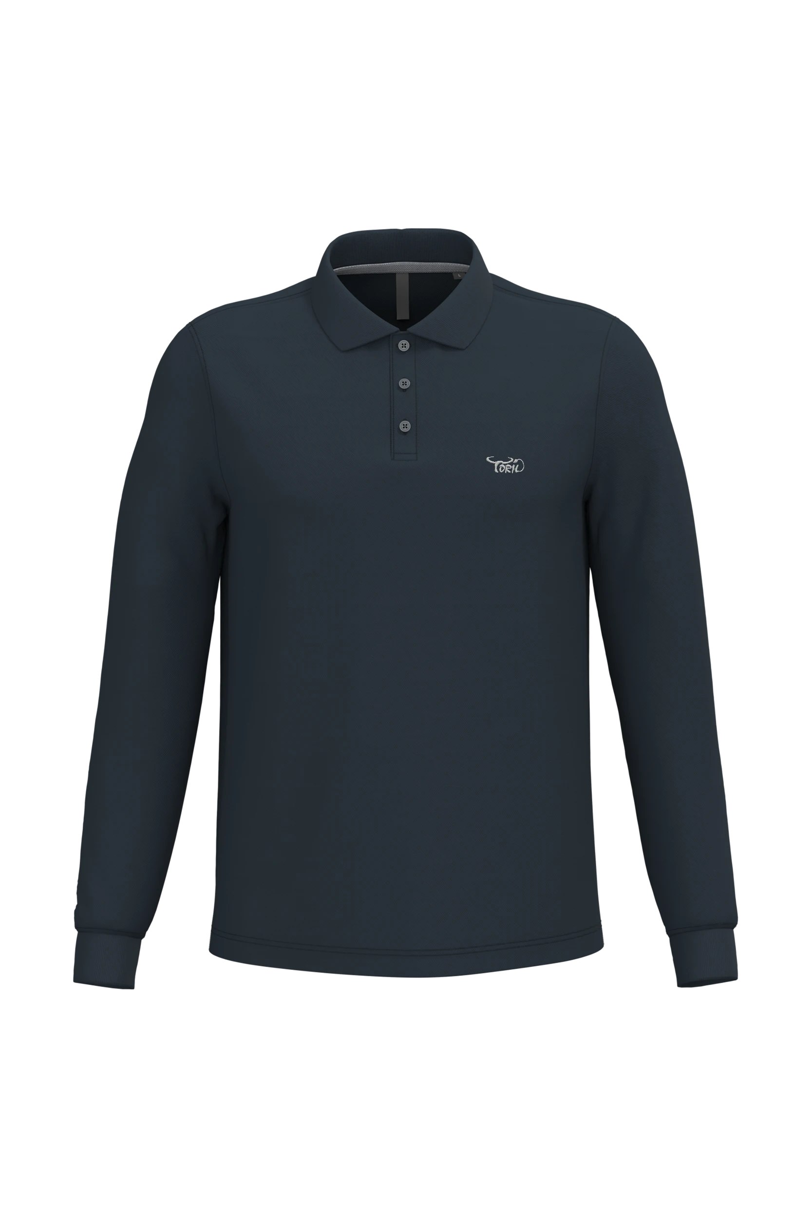 Polo manches longues marine