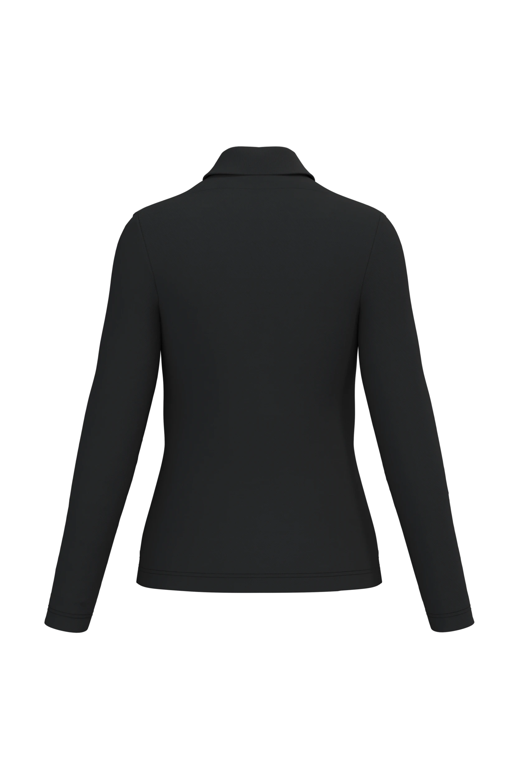 Polo manches longues noir