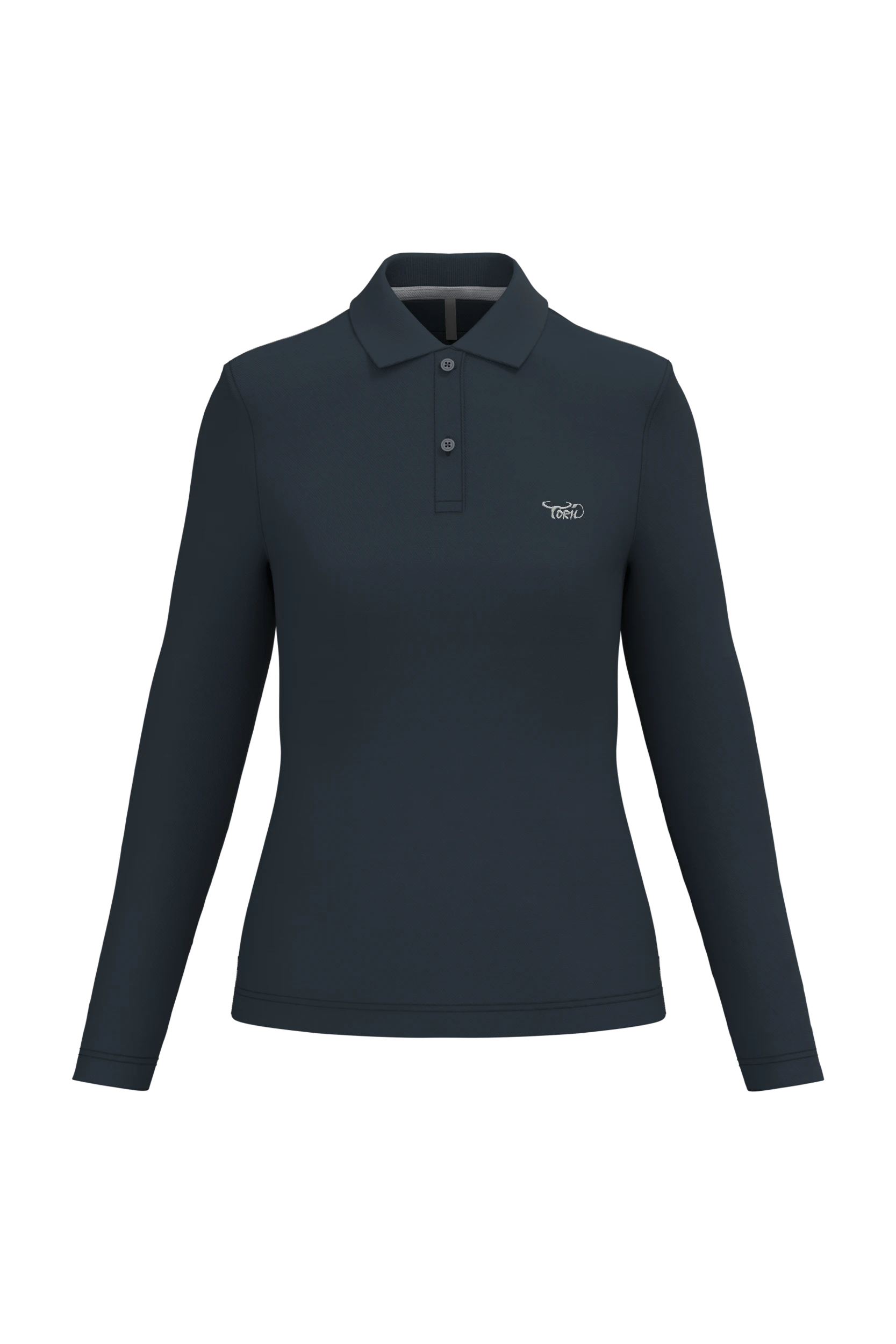 Polo manches longues marine
