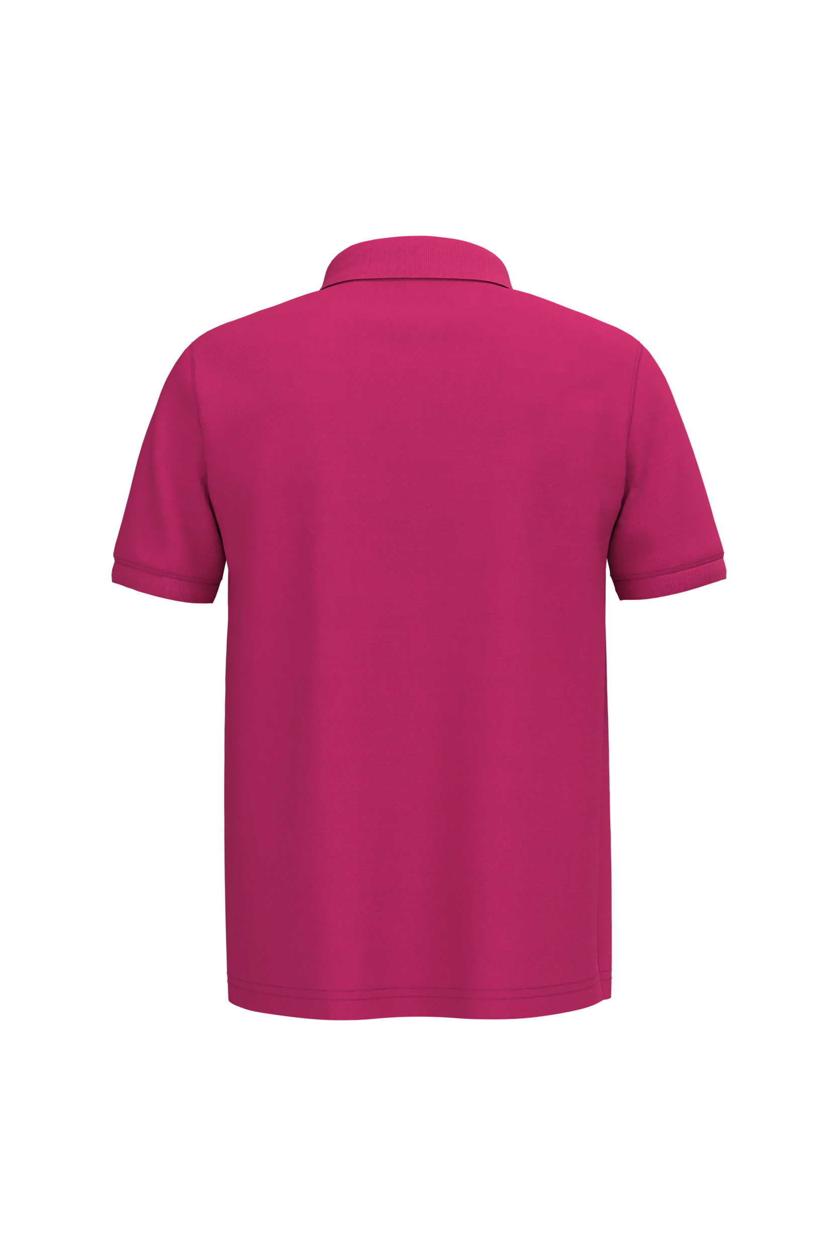 Polo piqué manches courtes fuchsia