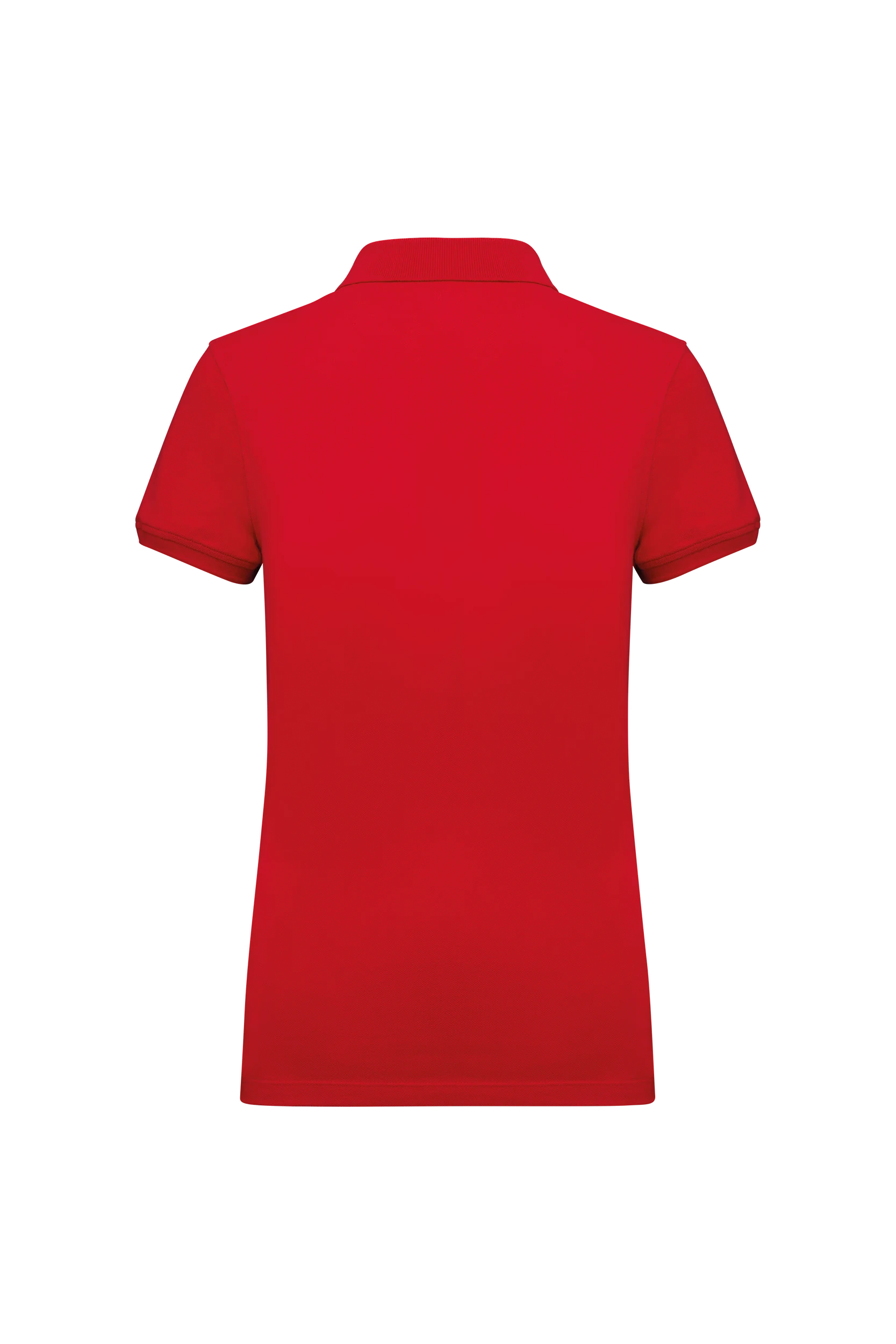 Polo piqué manches courtes rouge