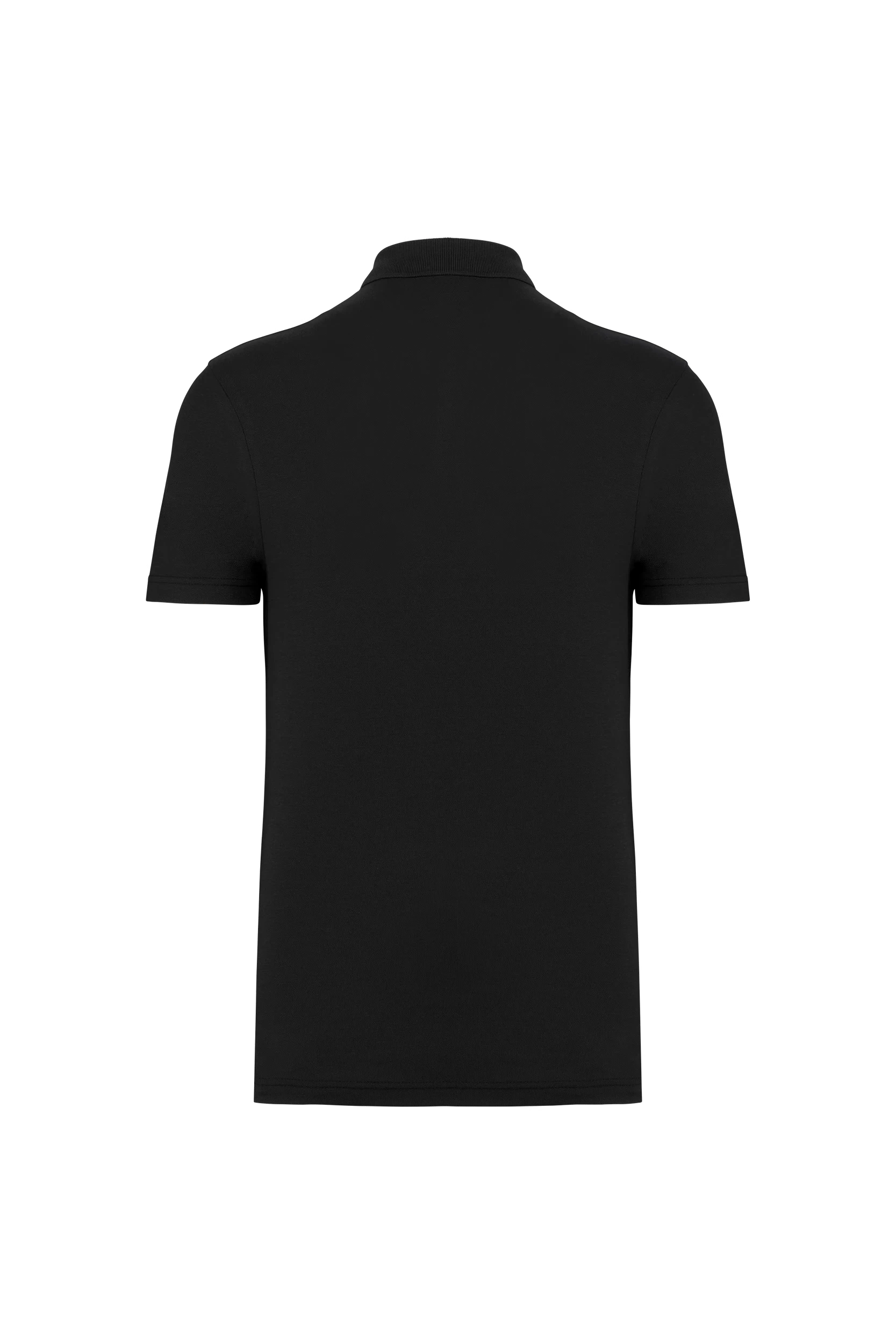 Polo piqué unisexe noir