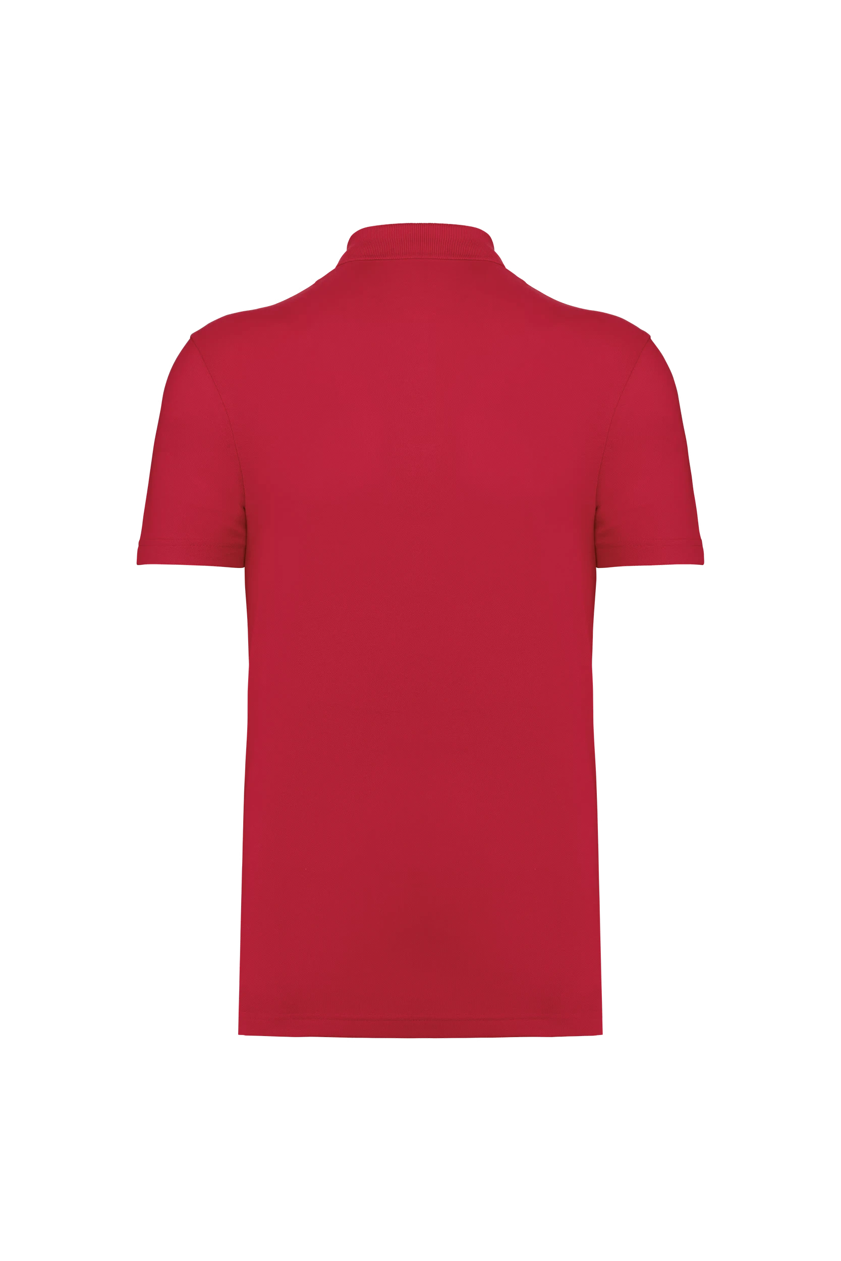 Polo piqué unisexe rouge