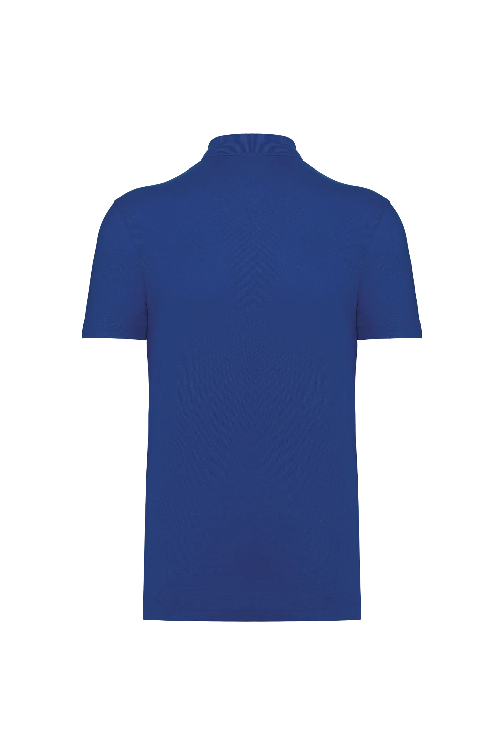 Polo piqué unisexe bleu