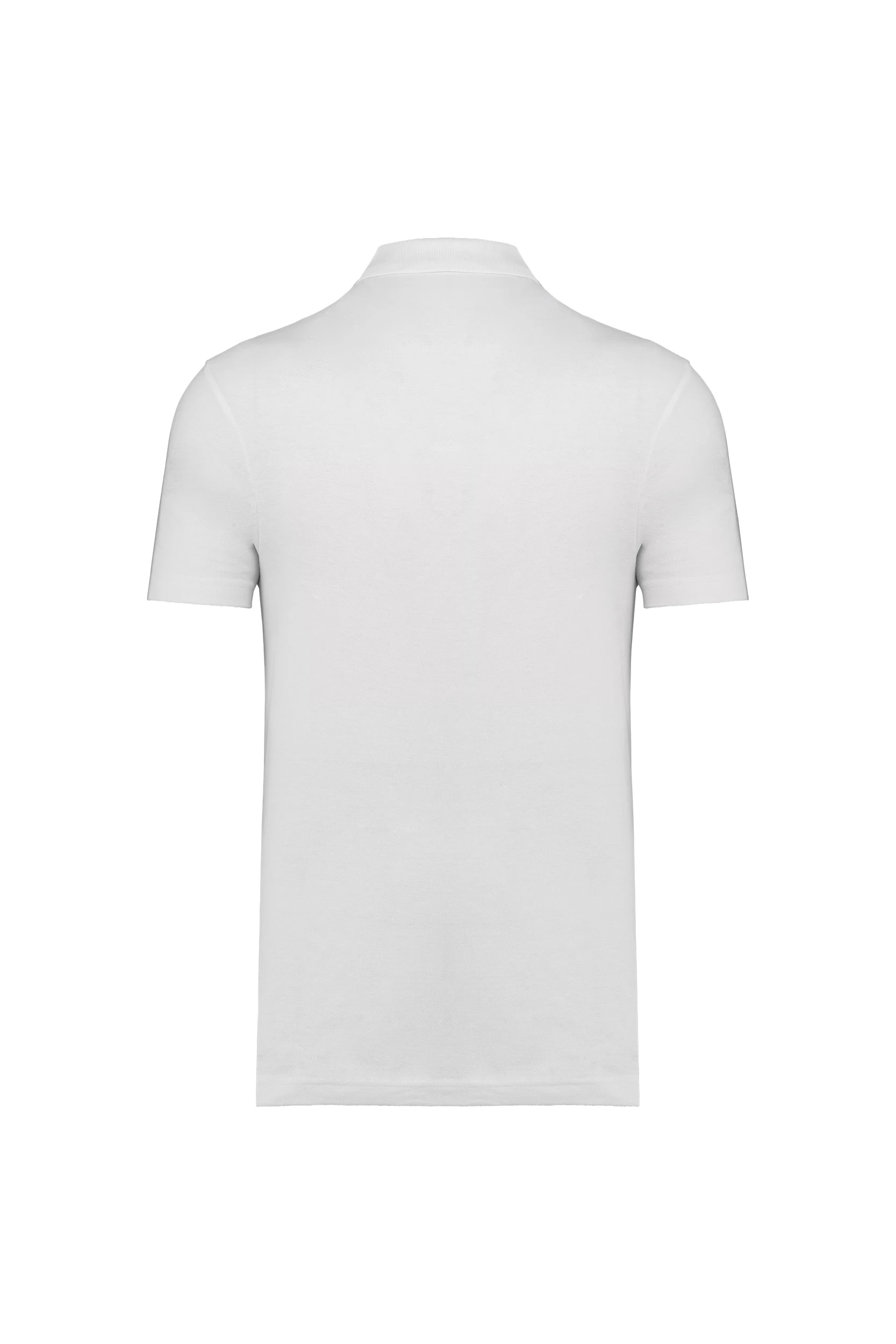 Polo piqué unisexe blanc