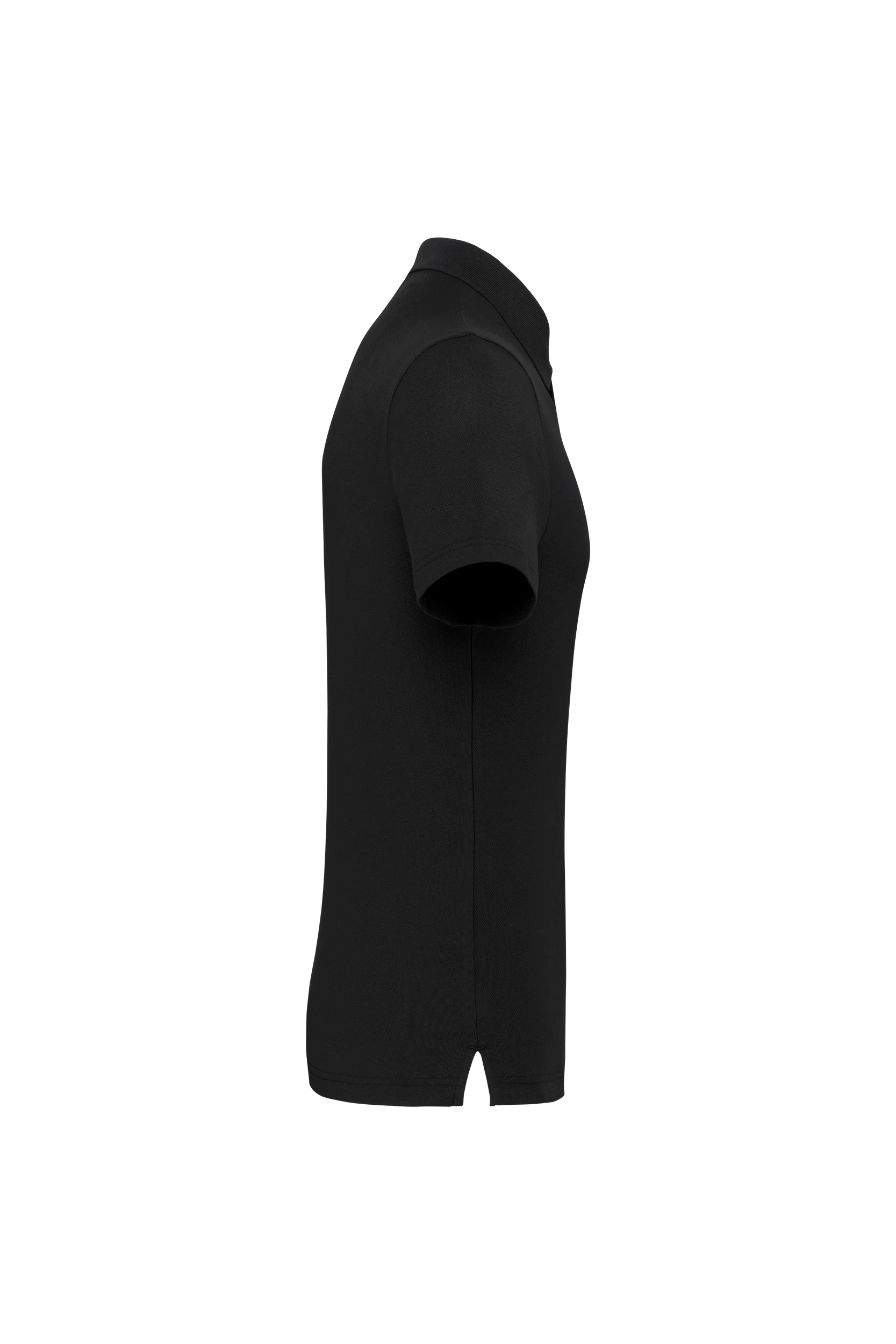 Polo piqué unisexe noir