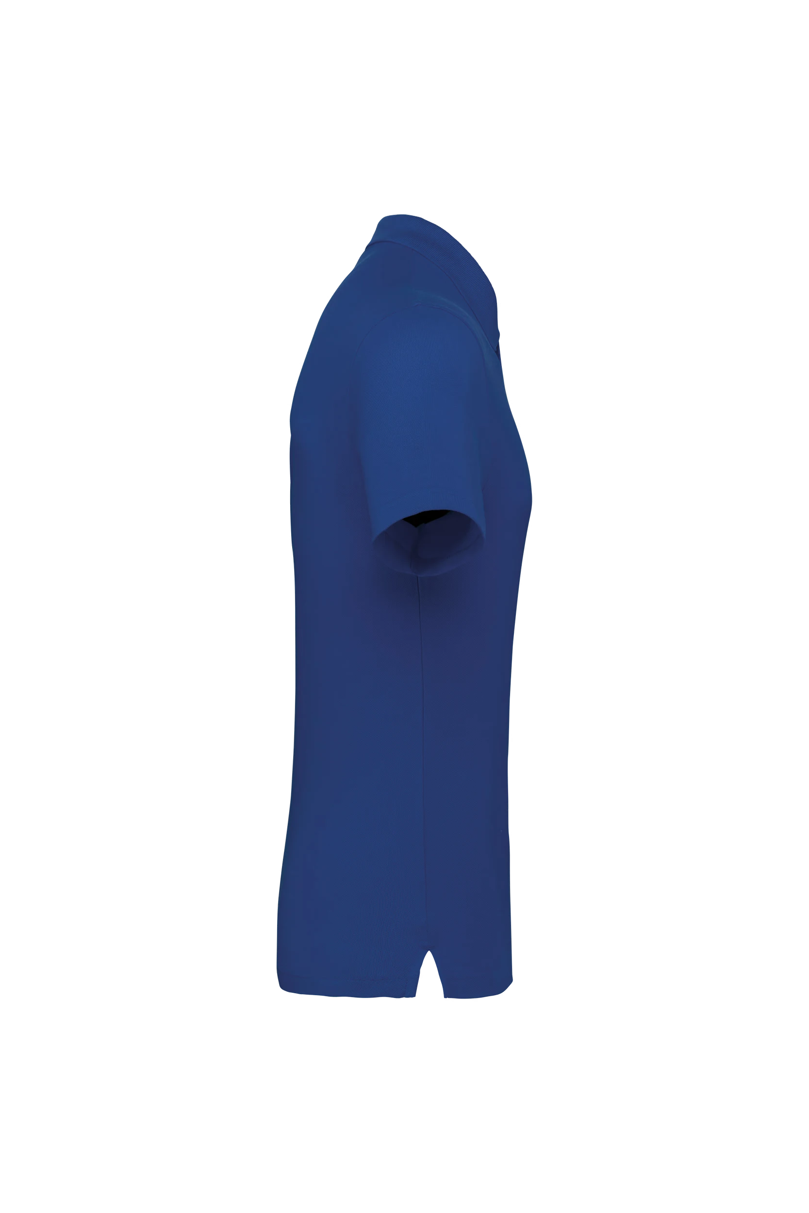 Polo piqué unisexe bleu