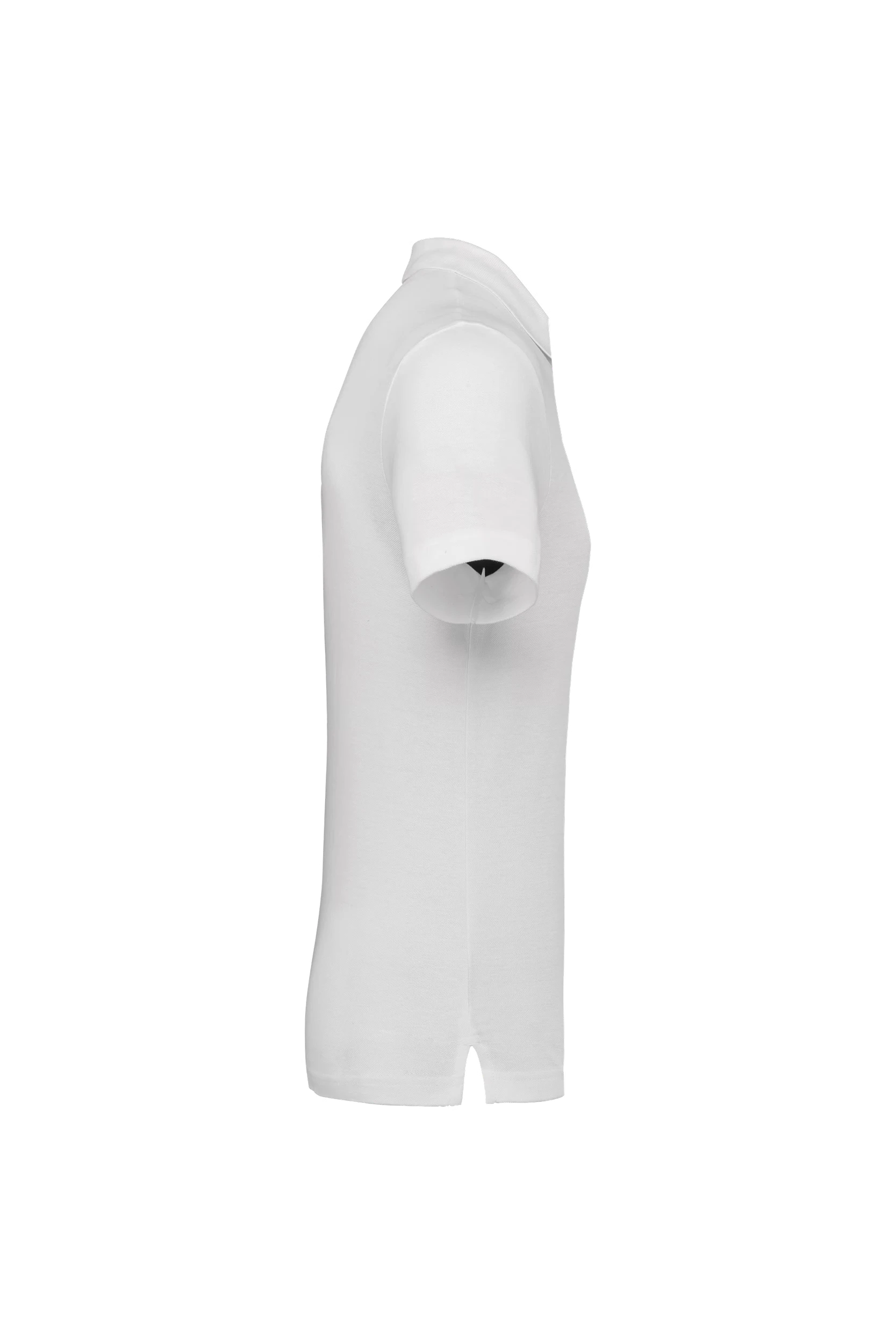 Polo piqué unisexe blanc