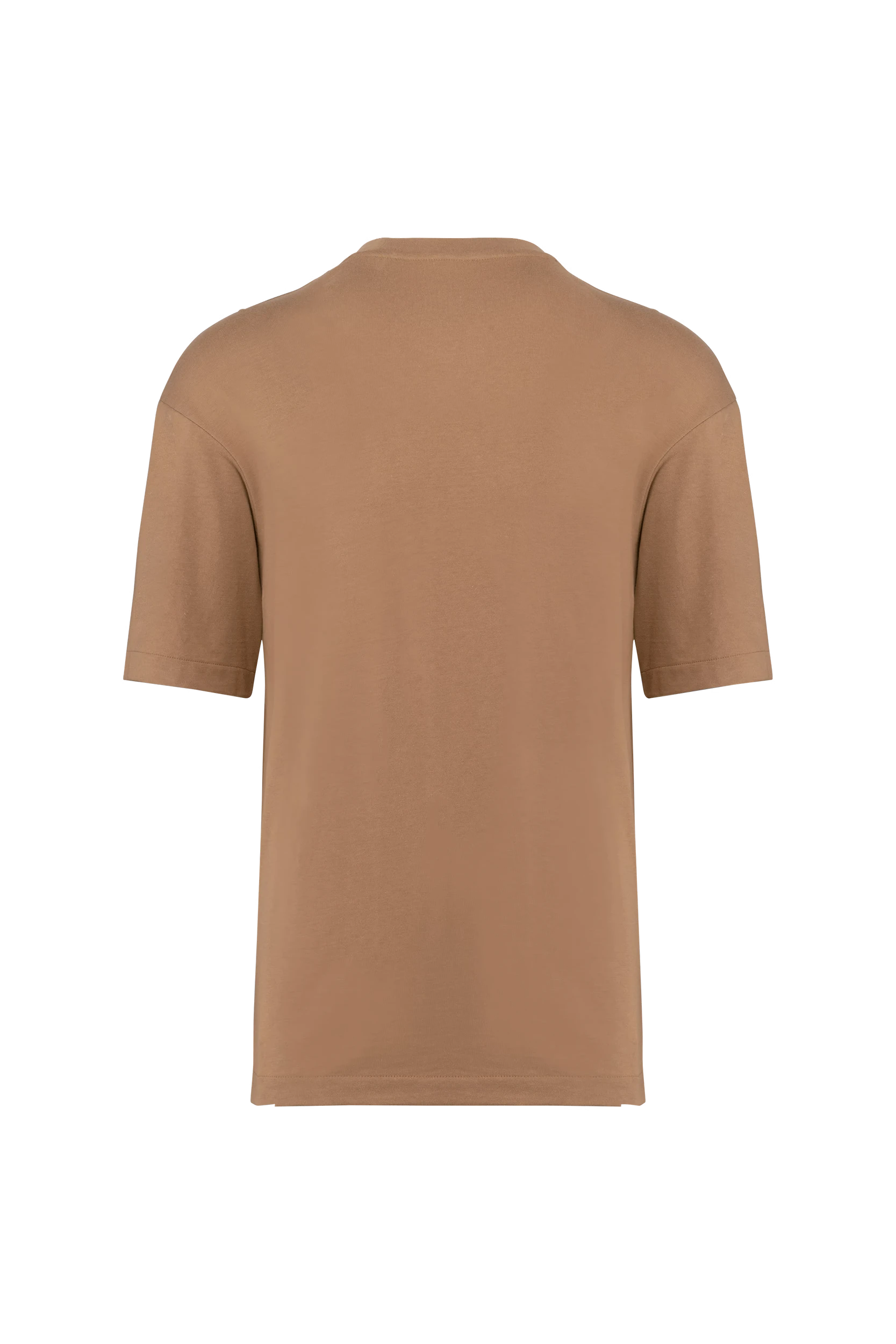 T-shirt oversize manches courtes camel