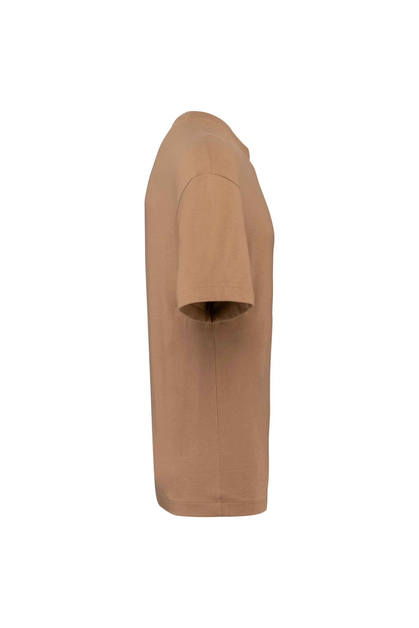 T-shirt oversize manches courtes camel