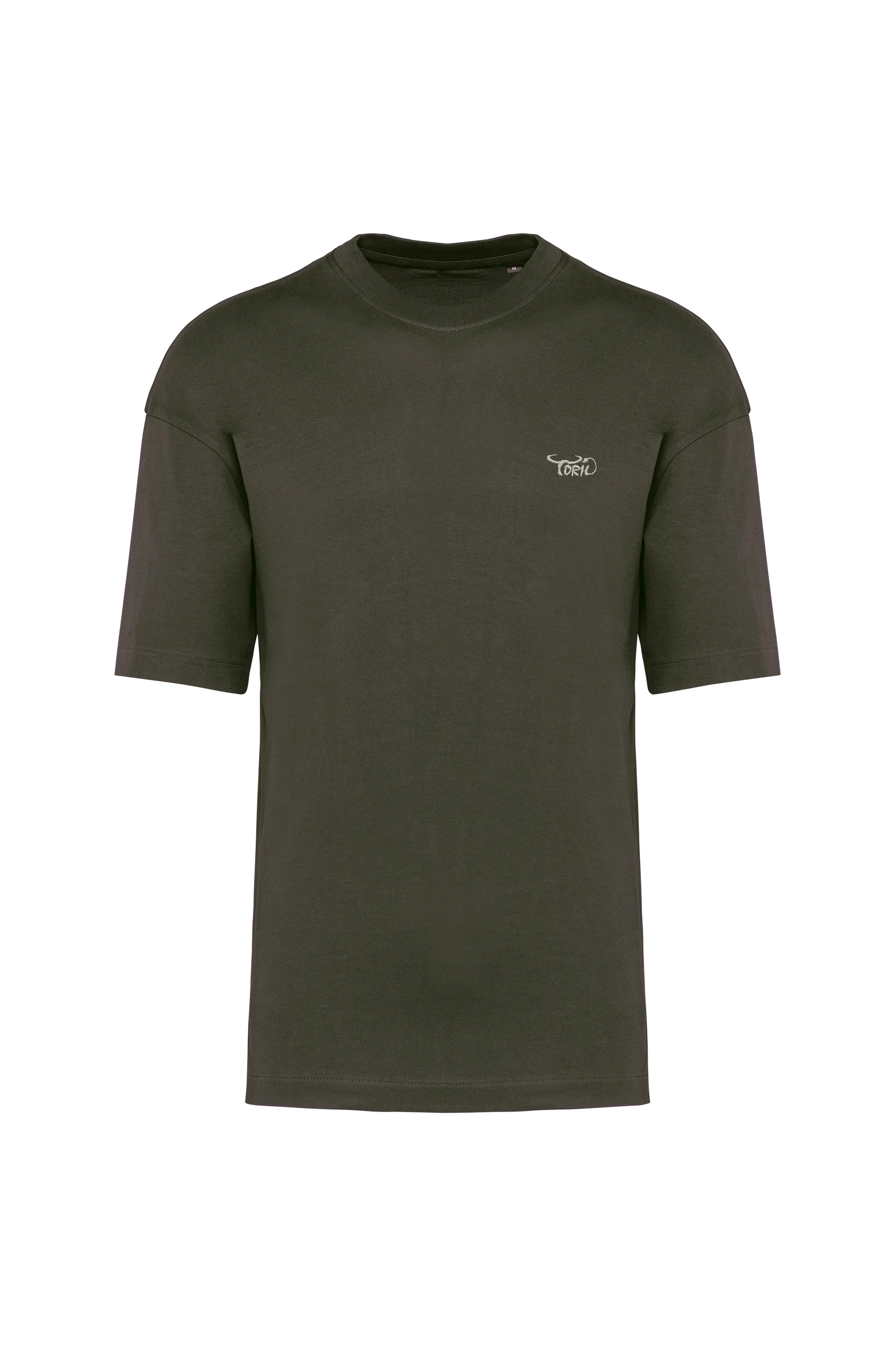 T-shirt oversize manches courtes kaki