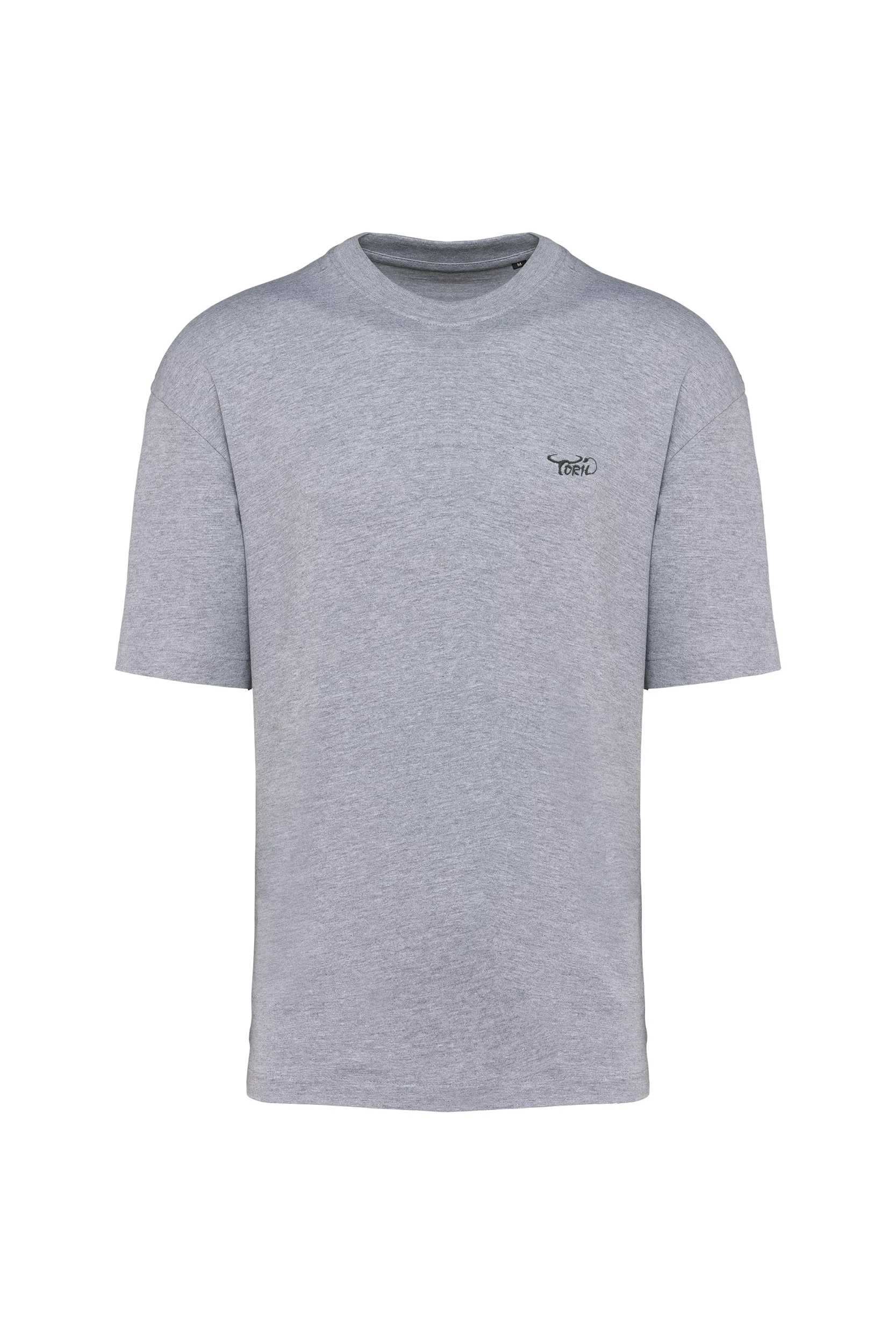 T-shirt oversize manches courtes gris
