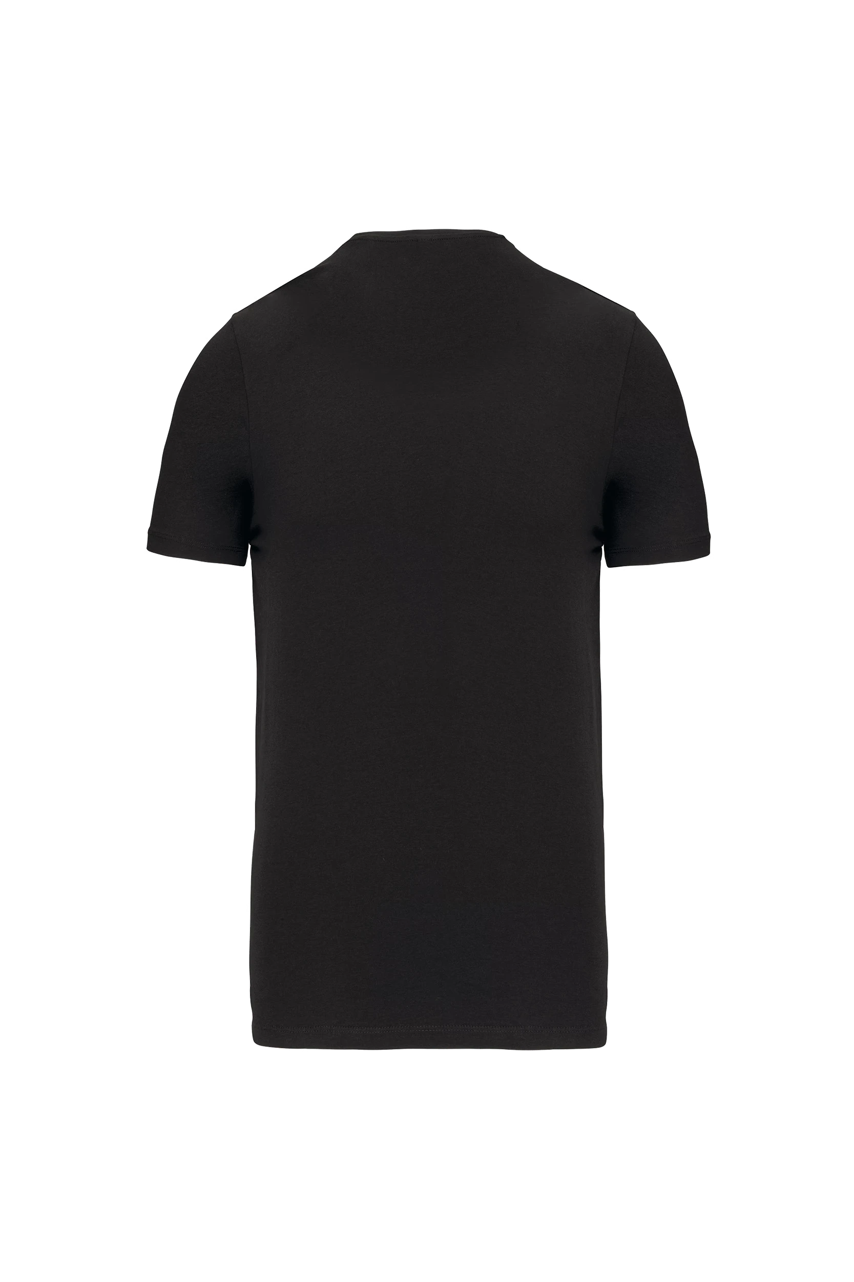T-shirt col rond manches courtes noir