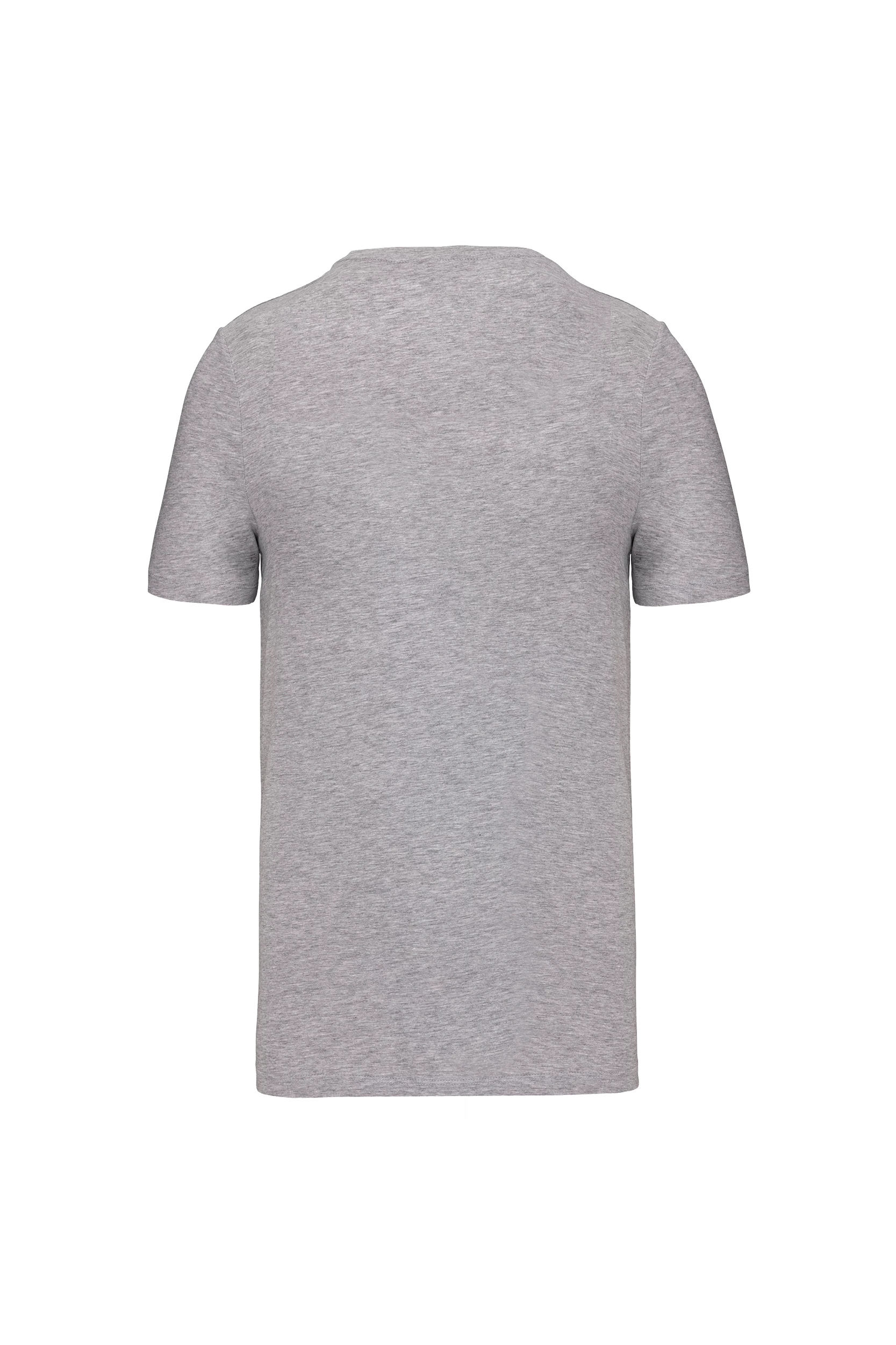 T-shirt col rond manches courtes gris