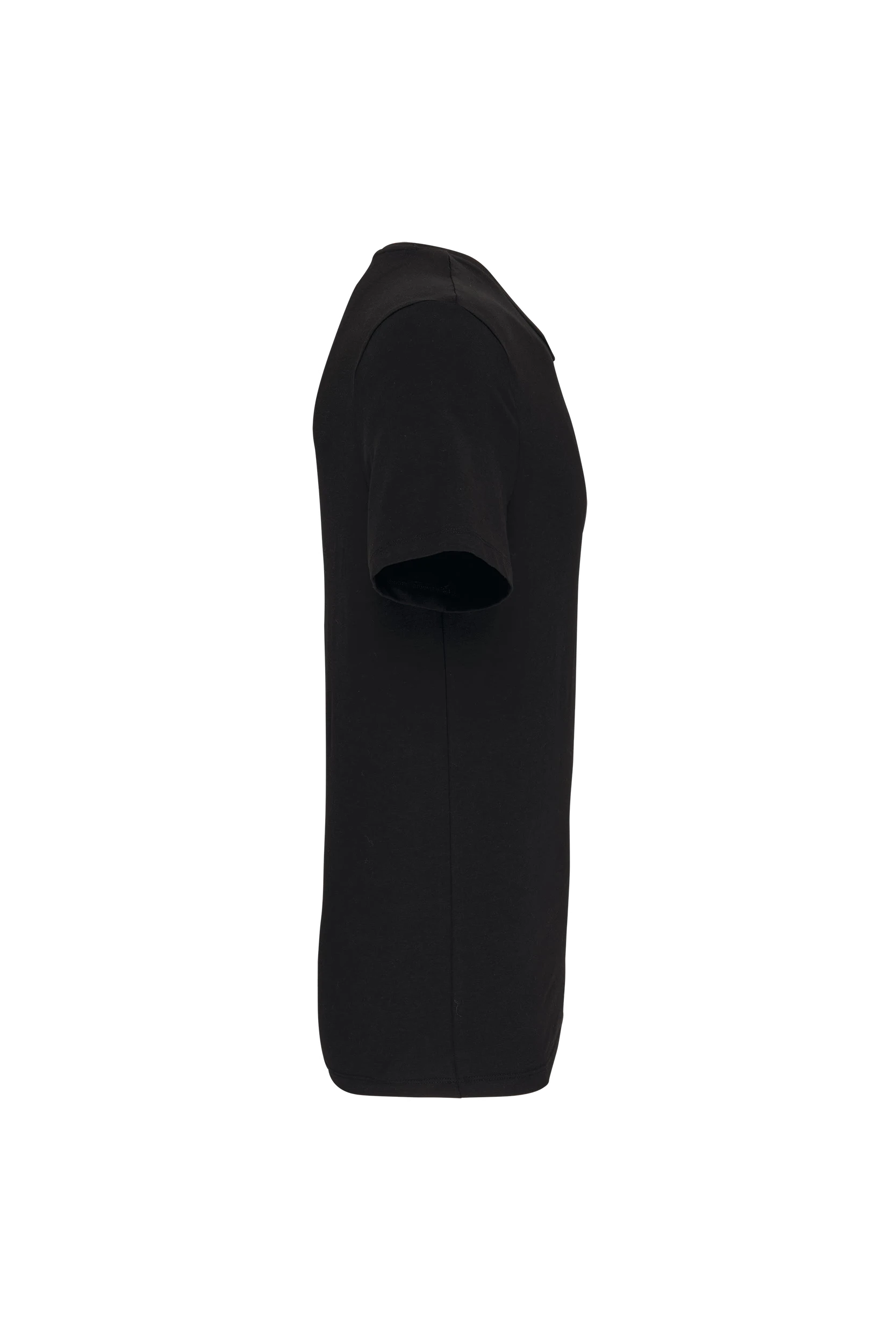 T-shirt col rond manches courtes noir