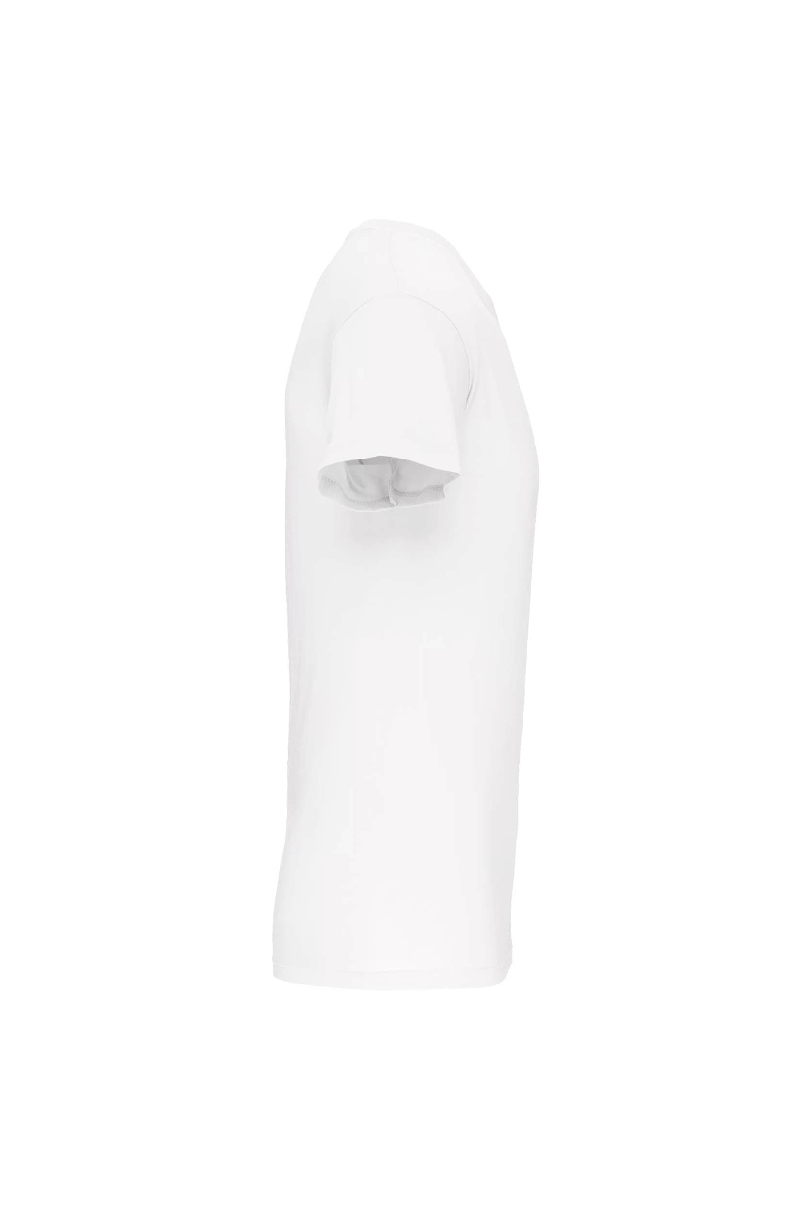 T-shirt col rond manches courtes blanc