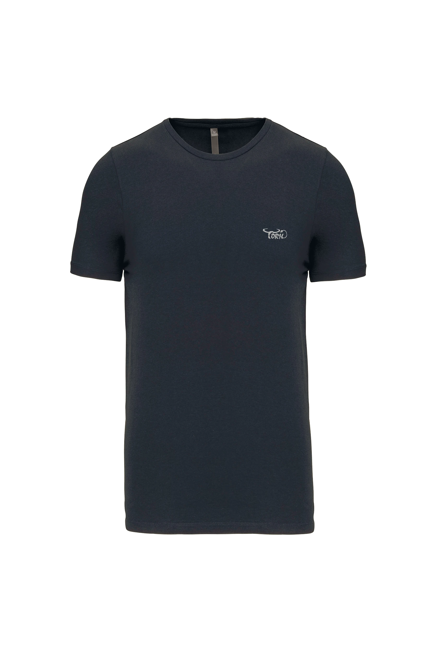T-shirt col rond manches courtes marine