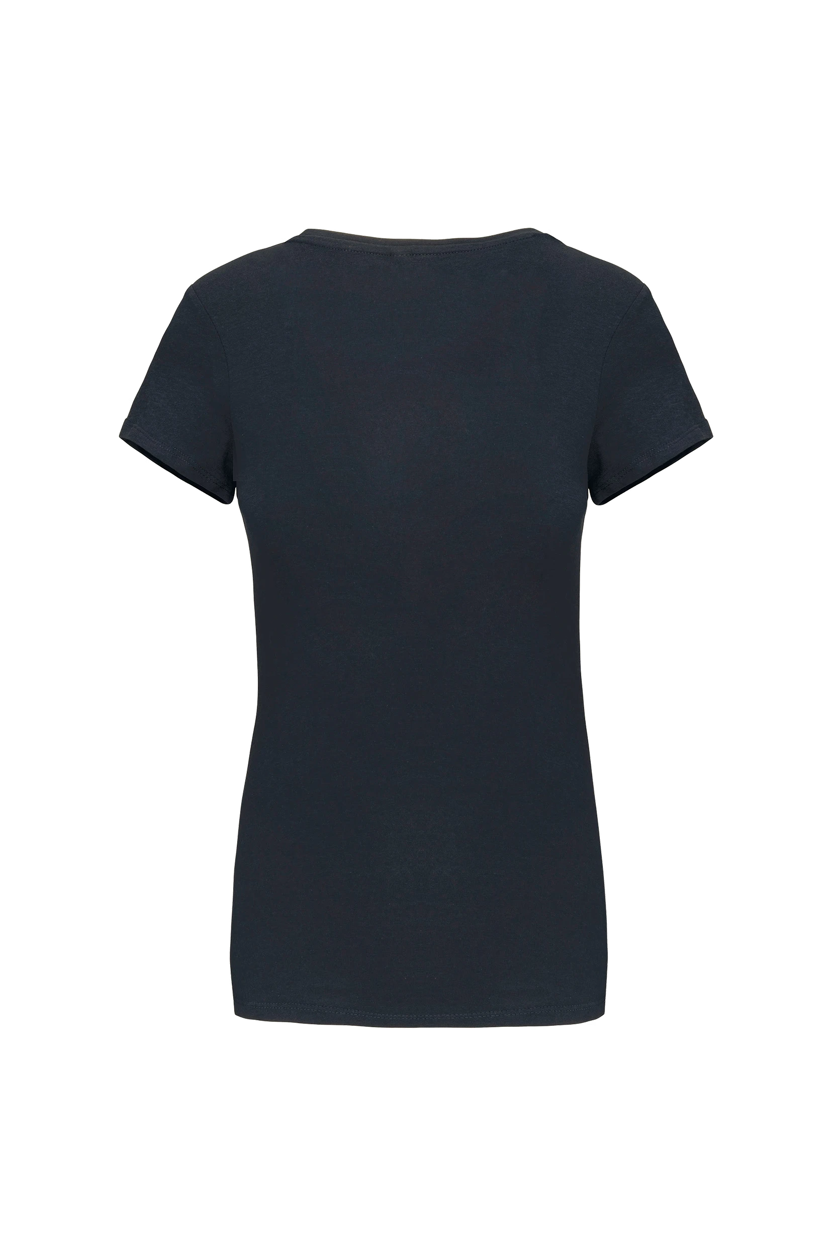 T-shirt col rond manches courtes marine
