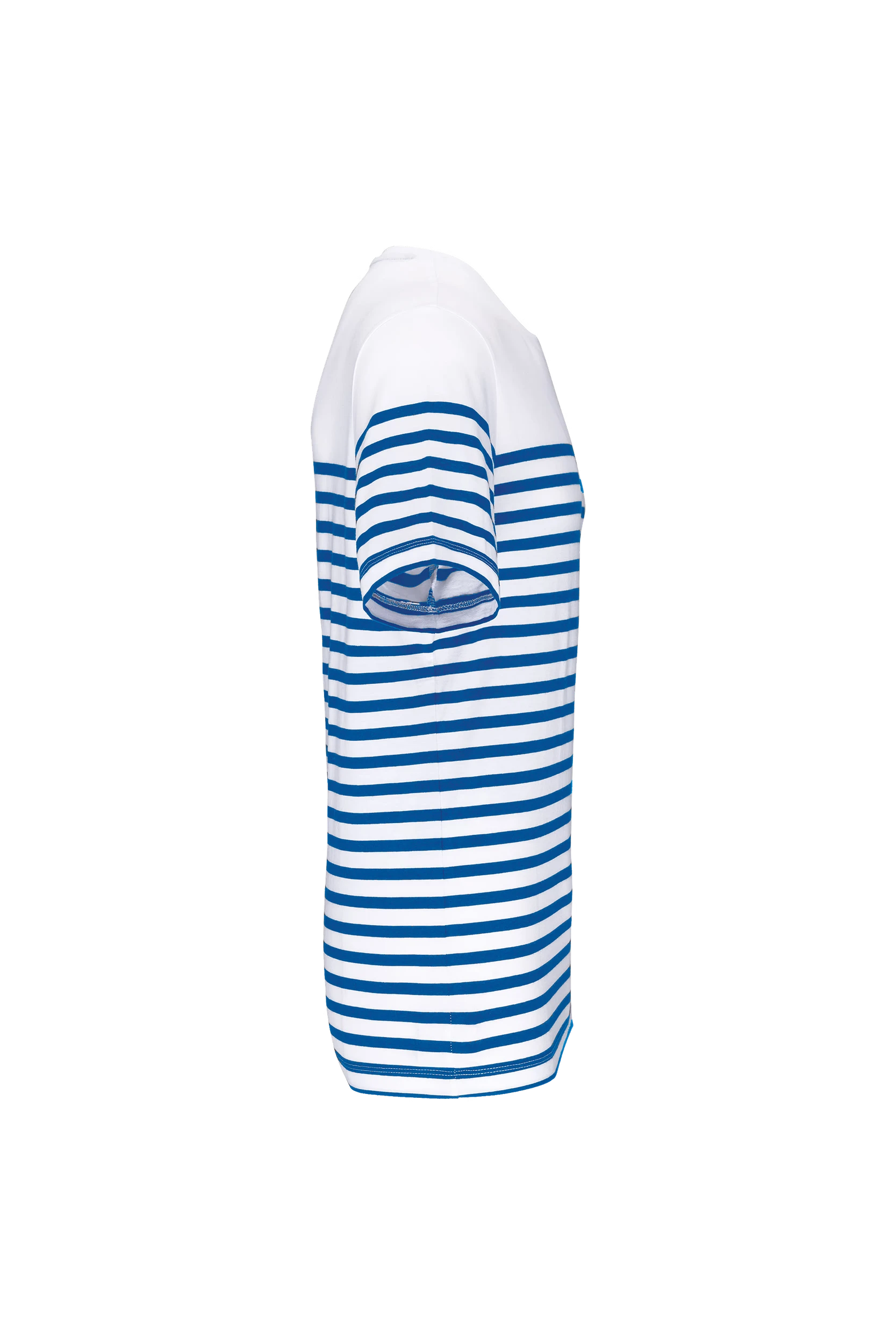 T-shirt marin col rond Bio rayures bleu